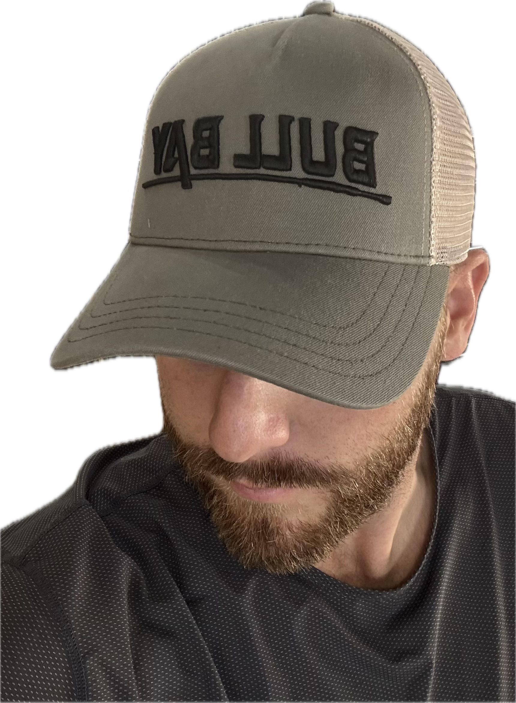 Bull Bay Trucker Hat for Men & Women - Adjustable Snapback Cap with Mesh Back - Perfect for Outdoor, Sports, and Casual Wear