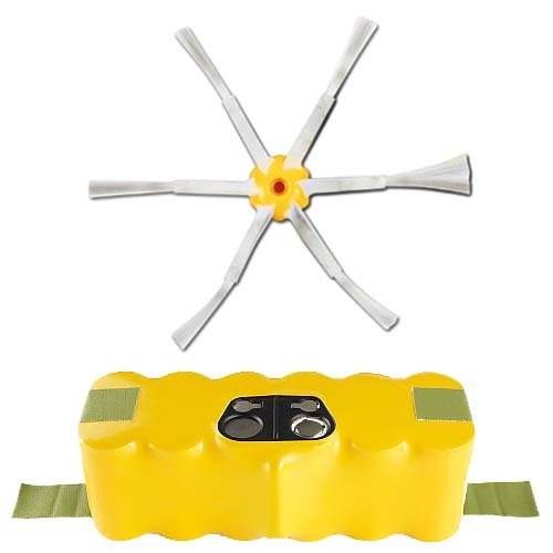 iRobot Roomba 580 Vacuum Cleaner Accessory Kit - Includes AeroVac Battery & Side Brush | Replacement Parts for Roomba 580 Series | Perfect for Home Cleaning & Pet Hair Removal