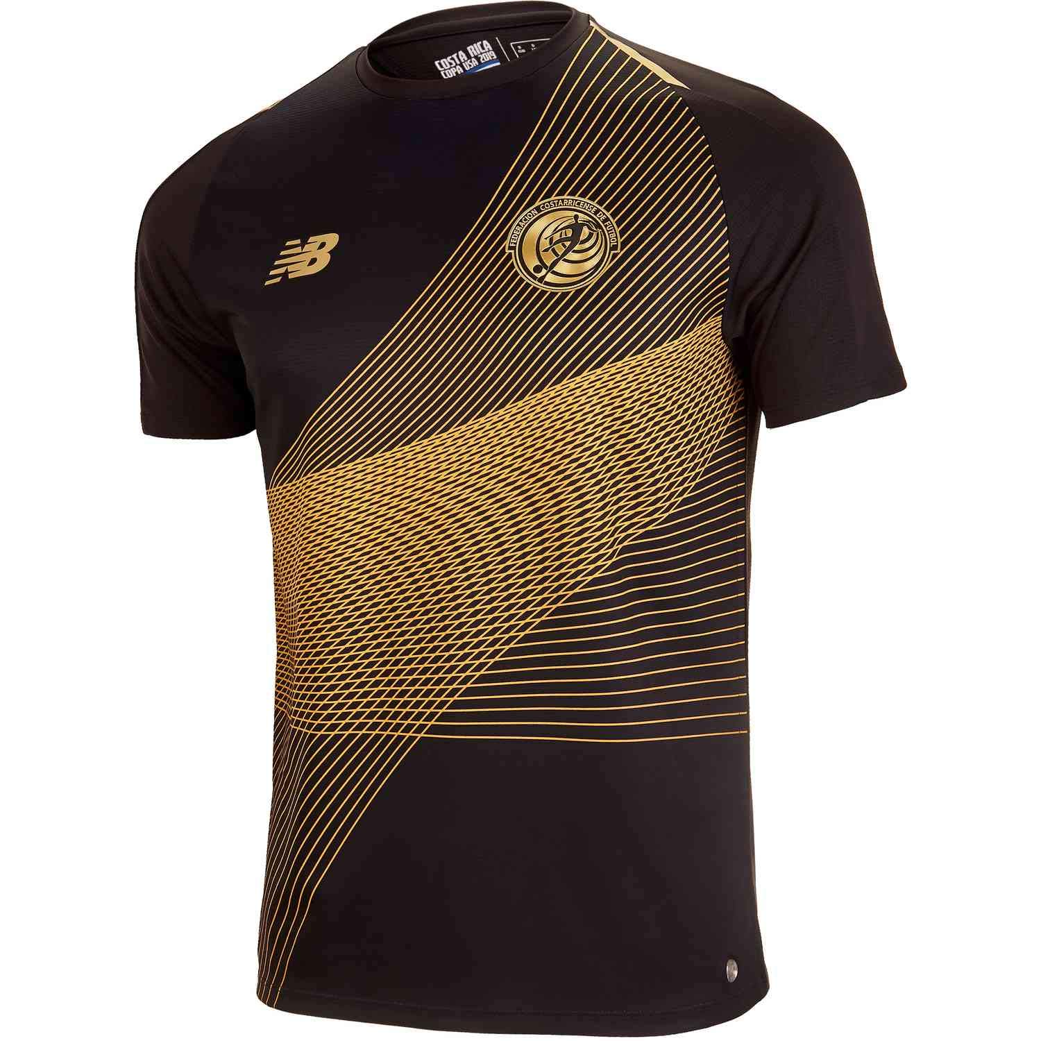 New Balance Kids' Costa Rica Short Sleeve Jersey - Breathable Performance Shirt for Boys & Girls - Perfect for Soccer, Running & Outdoor Activities