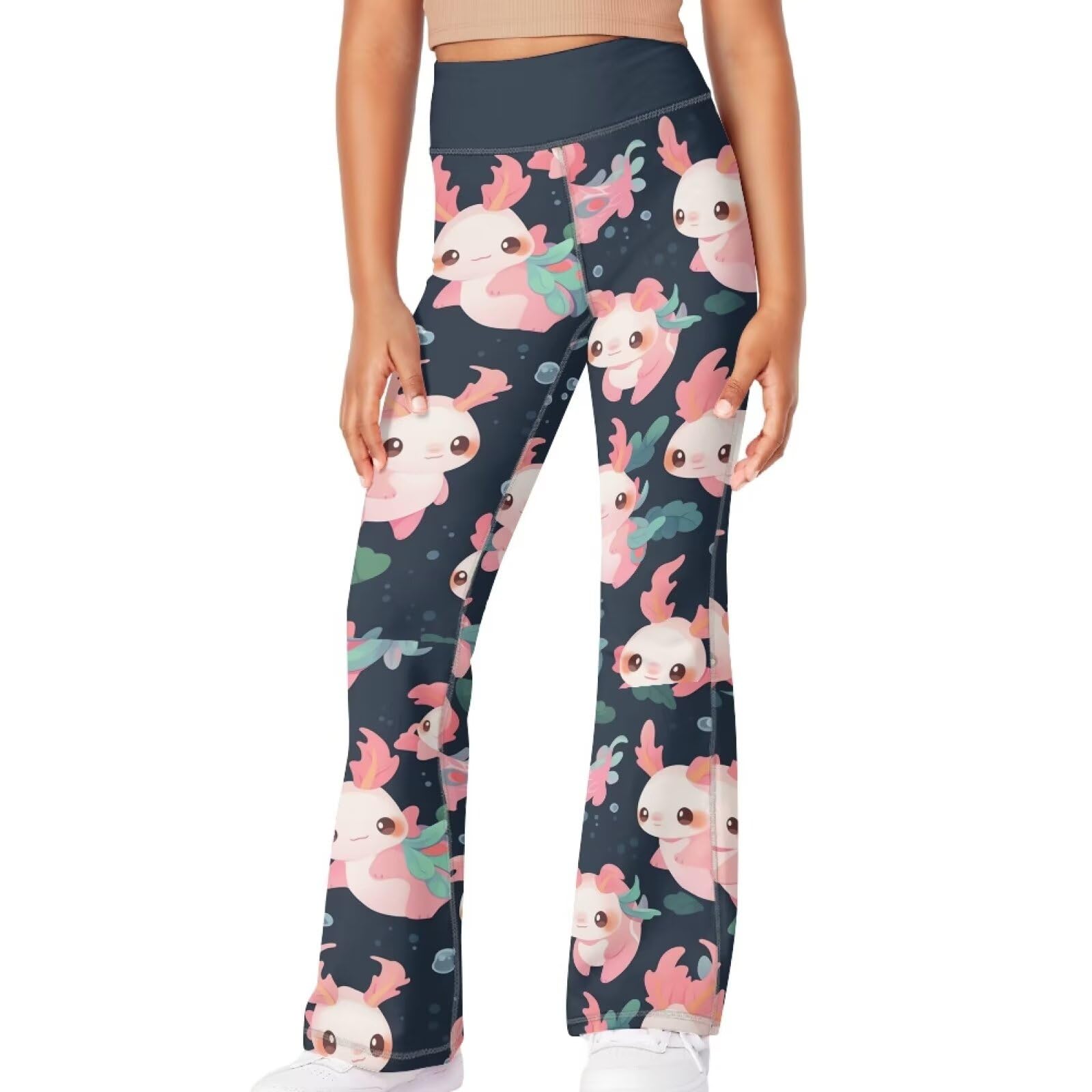 Ystardream Flare Pants for Women - High Waisted Plus Size Jeans for Daily Casual Wear