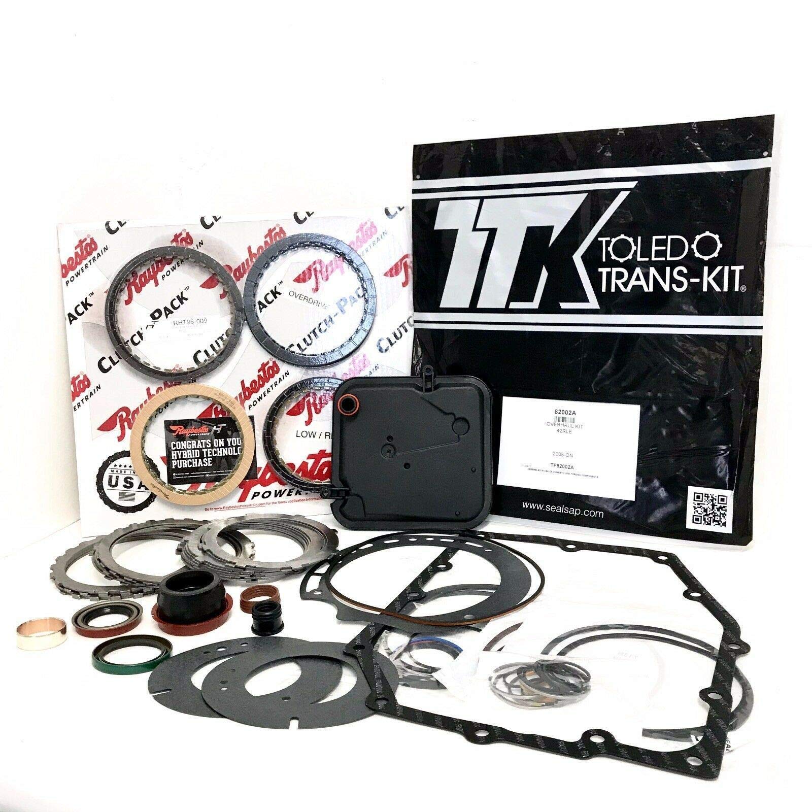 42RLE Transmission Master Rebuild Kit for 2003+ Vehicles - Includes Clutches, Steels, Filter & Bushing | Perfect for Jeep Liberty, Dodge Nitro & Chrysler Transmission Repair