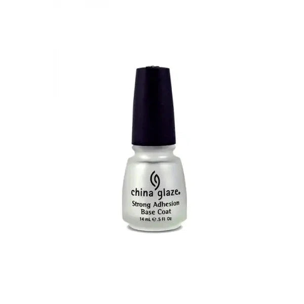 China Glaze Strong Adhesion Nail Polish Base Coat 0.5 oz #81001 - Long-Lasting Manicure for Salon & Home Nail Care