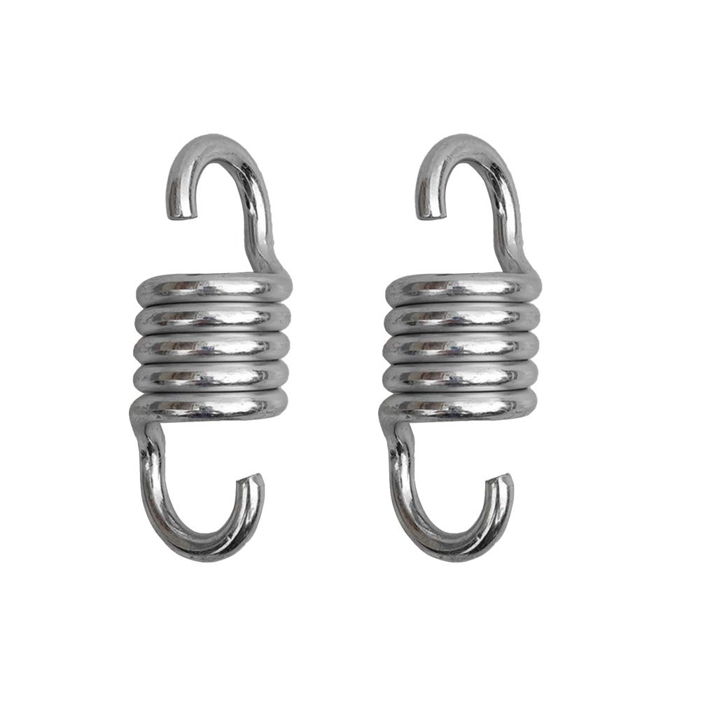 Baoblaze 2-Pack Heavy Duty 440lbs Capacity Spring Hammock Hanger - Perfect for Backyard, Patio & Indoor Hammock Suspension System