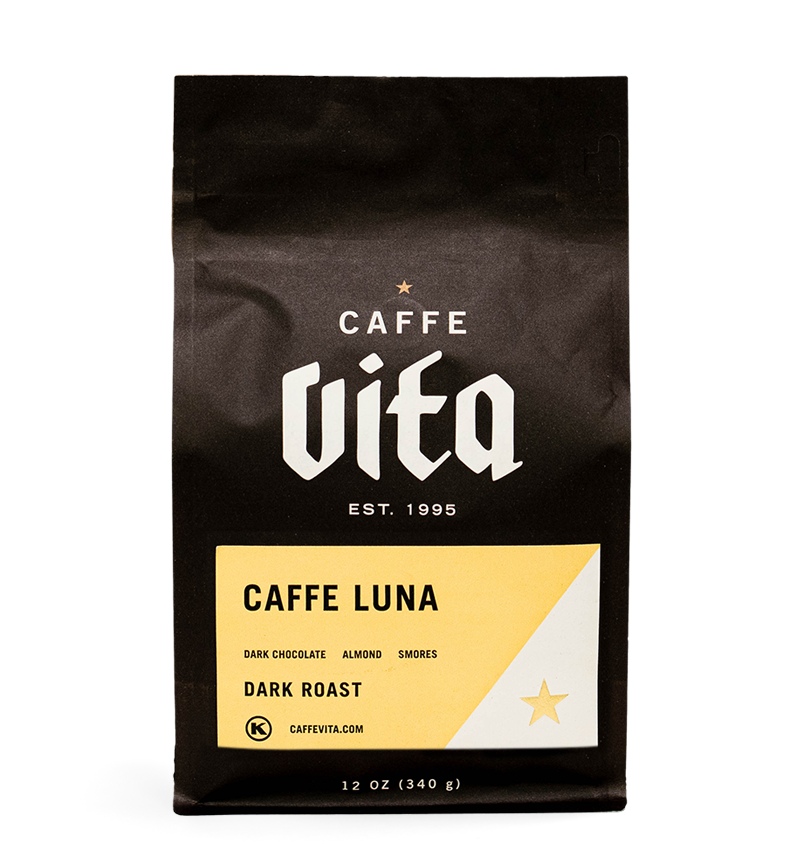 Organic Caffe Luna Premium Coffee Beans - 100% Arabica, Medium Roast, Whole Bean for Rich Flavor - Perfect for Home Brewing, Office, Gifts & Coffee Lovers