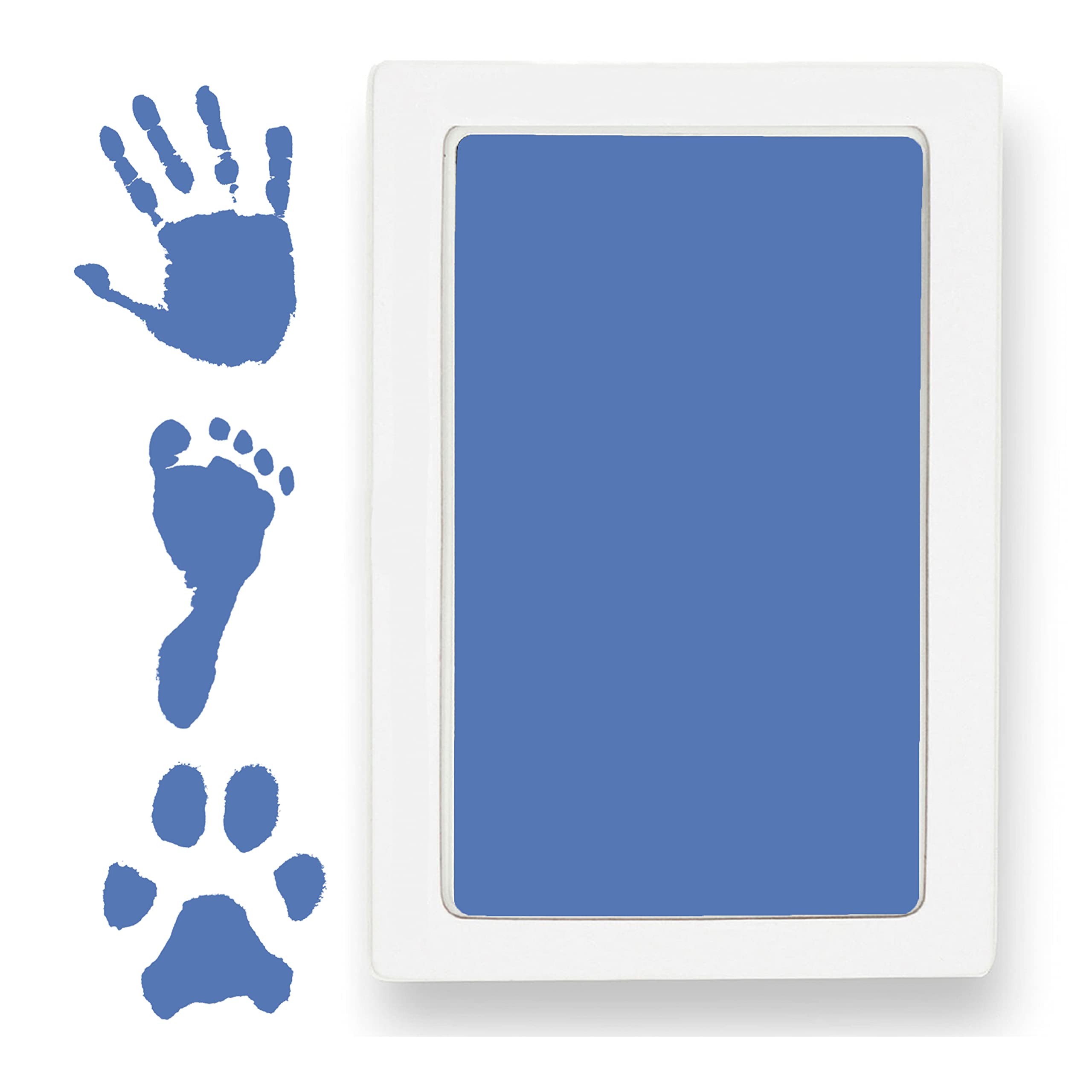 Inkless Baby Hand & Footprint Kit - Safe, Clean Touch for Family Memories - Blue