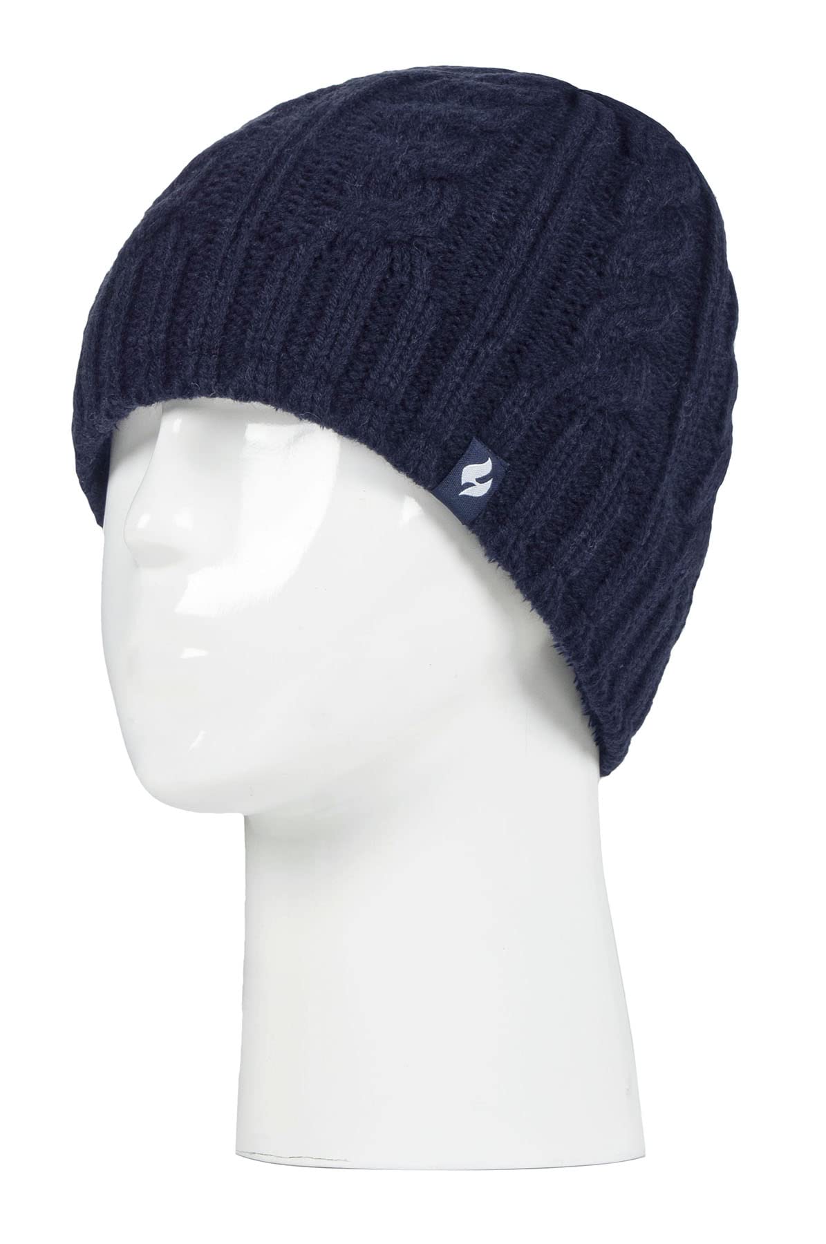 Heat Holders Women's Thermal Winter Fleece Cable Knit Hat, Neck Warmer & Convertible Gloves Set - Cold Weather Accessories for Skiing, Snowboarding & Outdoor Activities