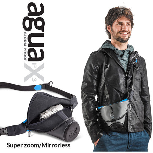 Miggo Agua 45 Waterproof DSLR Camera Holster Case - Stormproof Protection for Canon Nikon Sony DSLRs - Perfect for Outdoor Photography, Travel & Adventure Sports