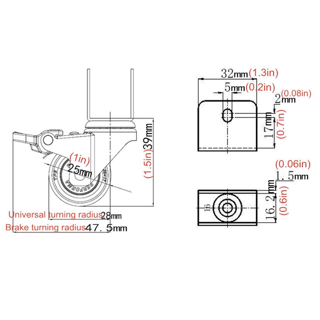 Heavy Duty Swivel Castor Wheels 1