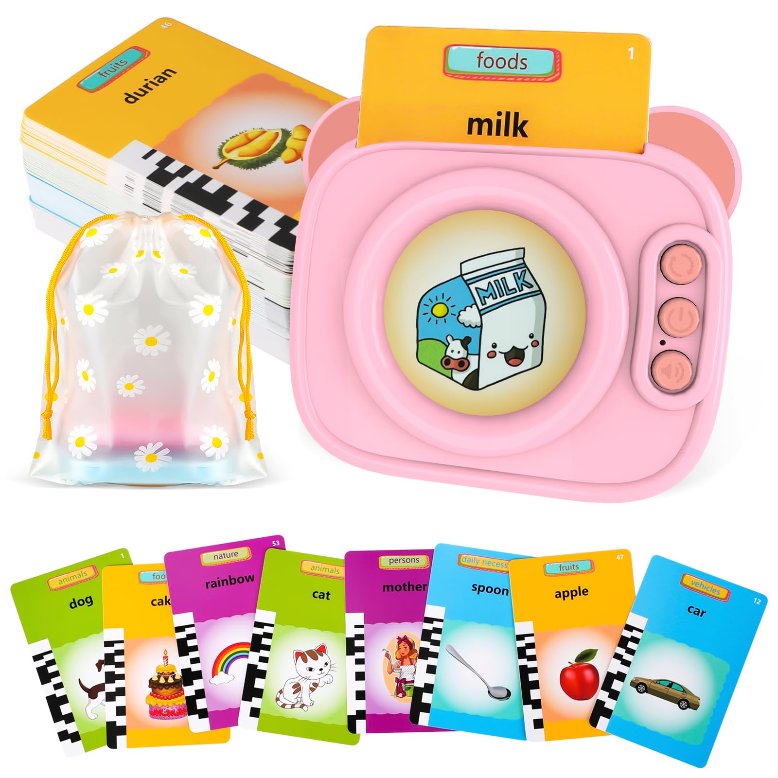 GEVINST Autism Sensory Toys for Toddlers Age 2-5 | Montessori Talking Flash Cards with 224 Sight Words | Preschool Learning Activities & Kindergarten Educational Toys | Speech Therapy Toys for Kids | Perfect for Classroom, Home, and Travel Use