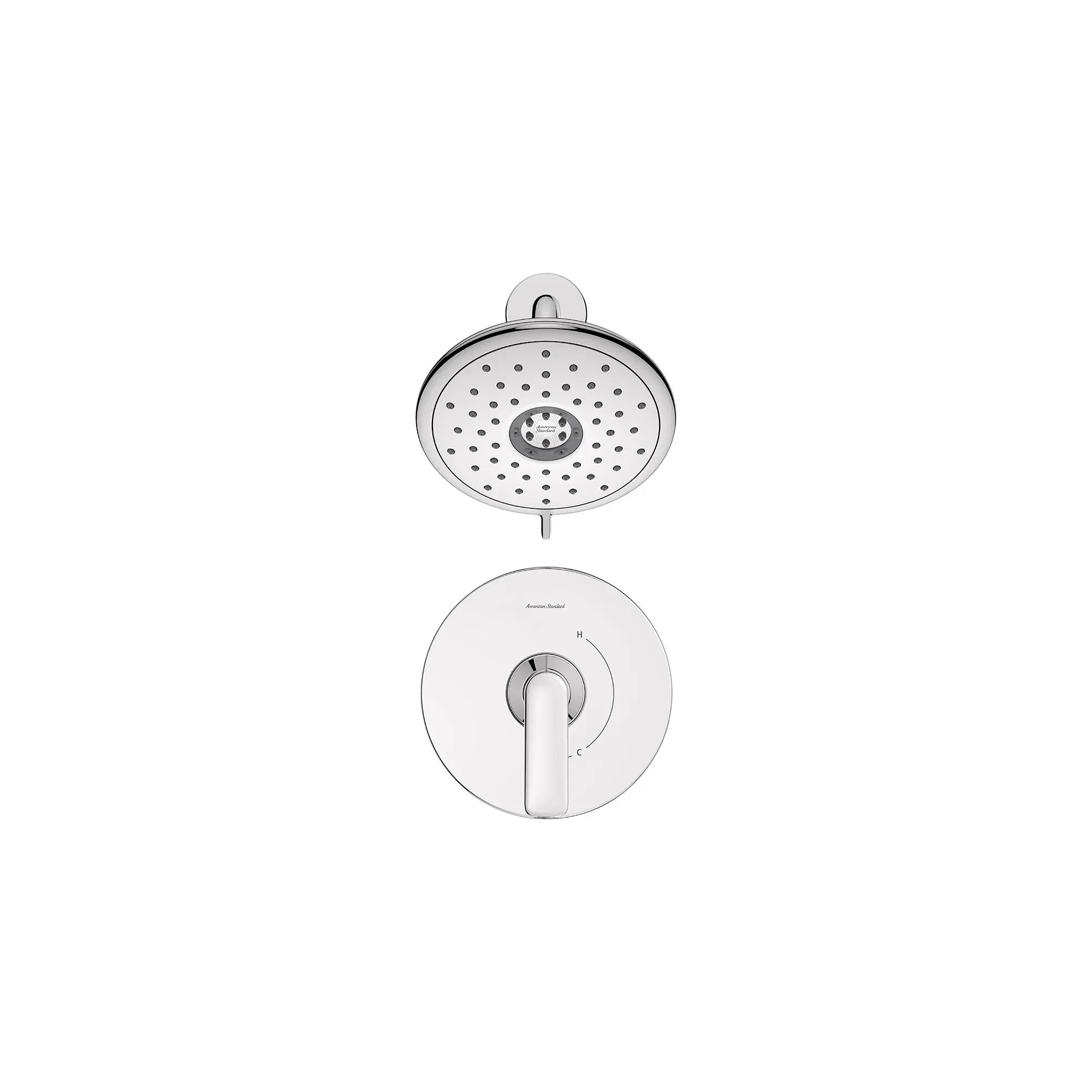1.8 GPM Water Saving Shower Trim Kit with Double Ceramic Pressure Balance Cartridge & Lever Handle - Perfect for Eco-Friendly Bathrooms & Modern Home Renovations