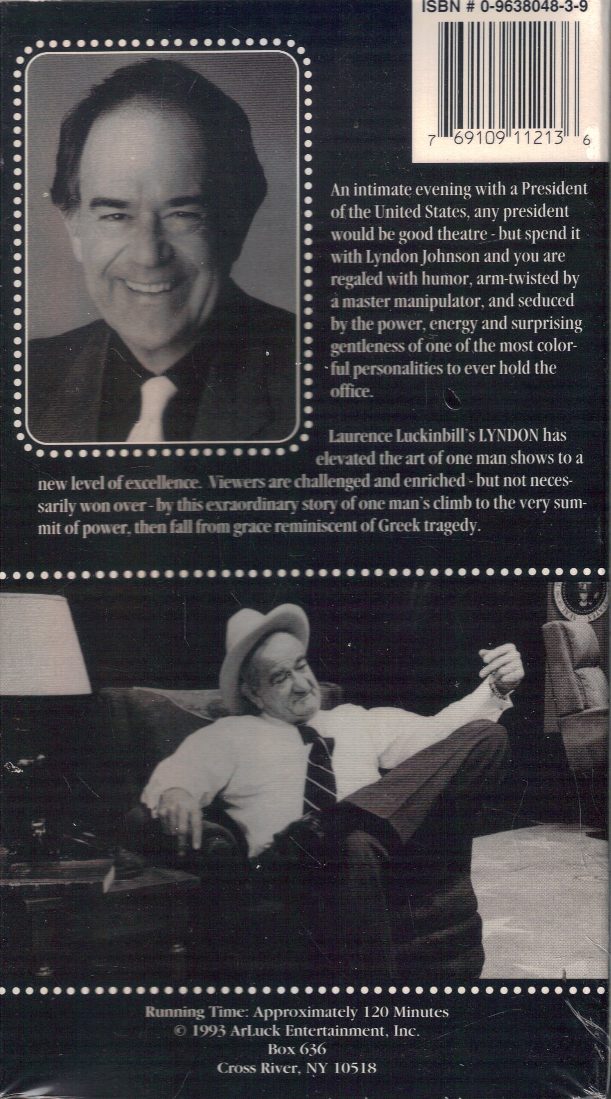 Lyndon: A Powerful One-Man Play - Historical Drama Performance for Theater Lovers & American History Enthusiasts