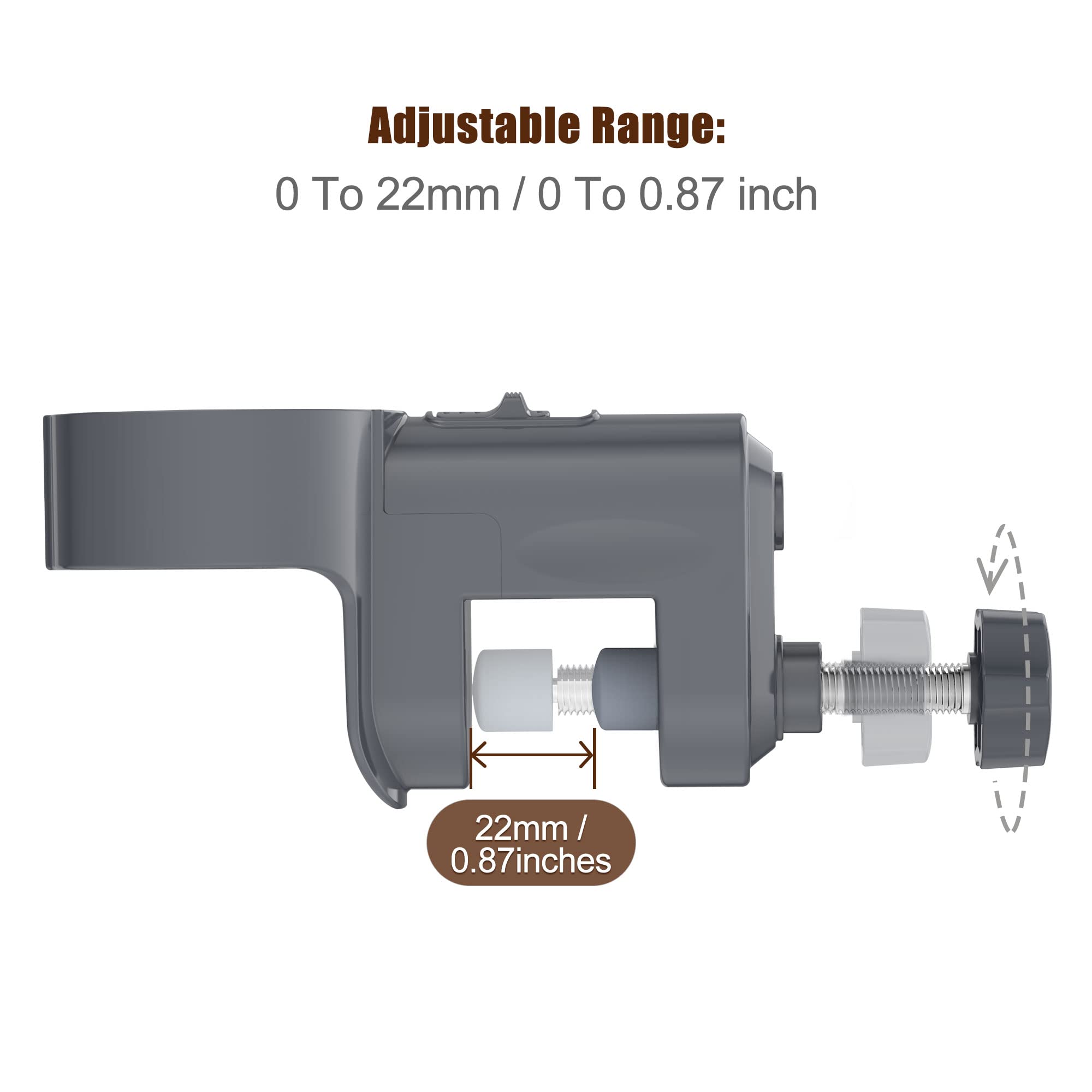 KitchenBoss Sous Vide Cooker Replacement Bracket Clamp - Compatible with Anova AN500-US00 Precision Cooker 2.0, 3.0 & Pro Models - Fits 2.20-2.46 Inch Pots - Perfect for Home Cooking, Restaurant Use & Sous Vide Enthusiasts