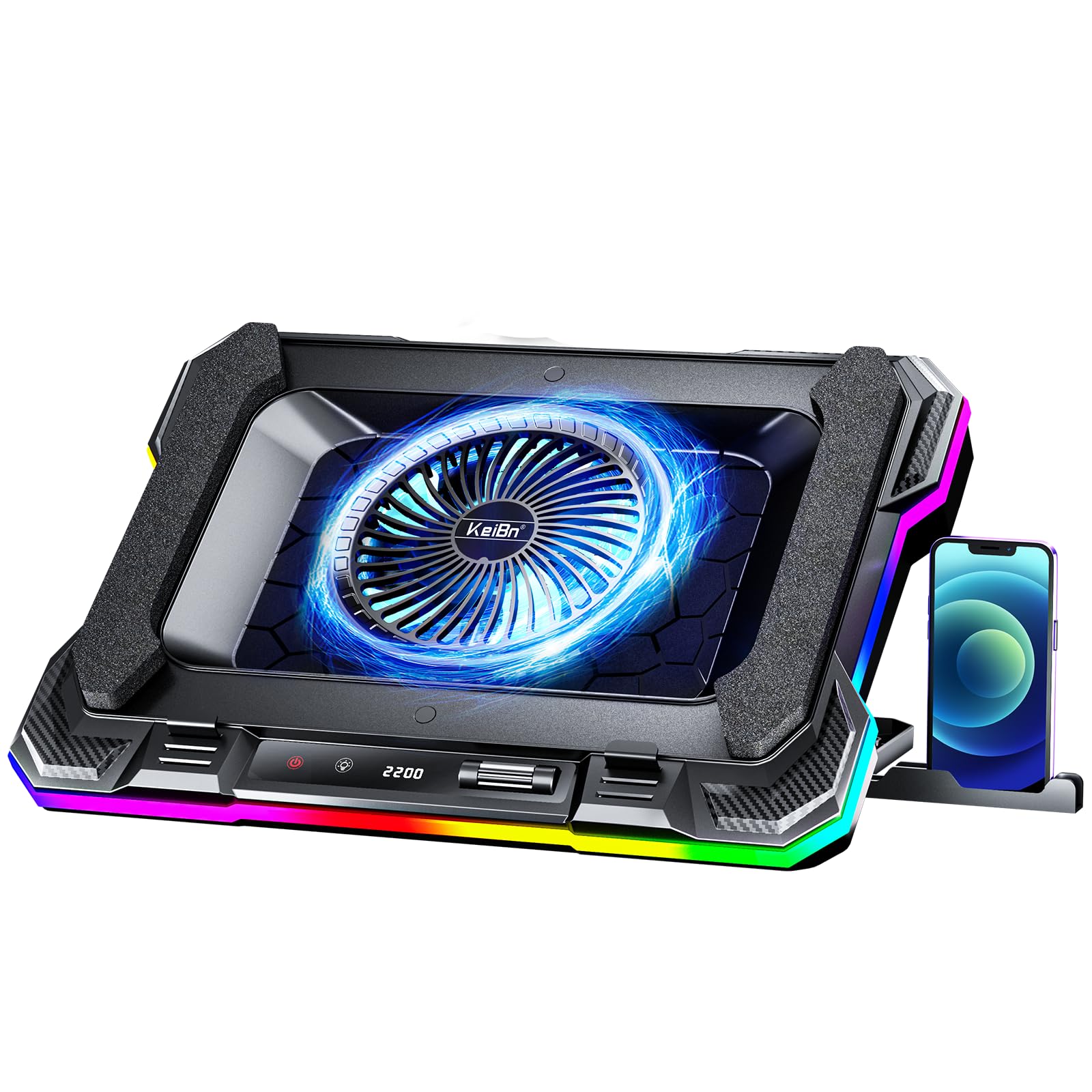 KeiBn Gaming Laptop Cooling Pad with 5.5