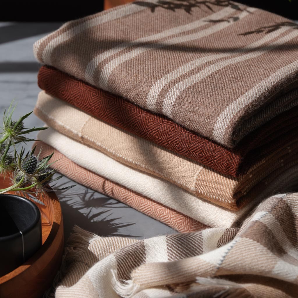 Soft & Cozy Alpaca Wool Throw Blanket - Luxurious Handwoven 100% Baby Alpaca - Perfect for Couch, Bed & Winter Warmth - Elegant Home Decor Gift