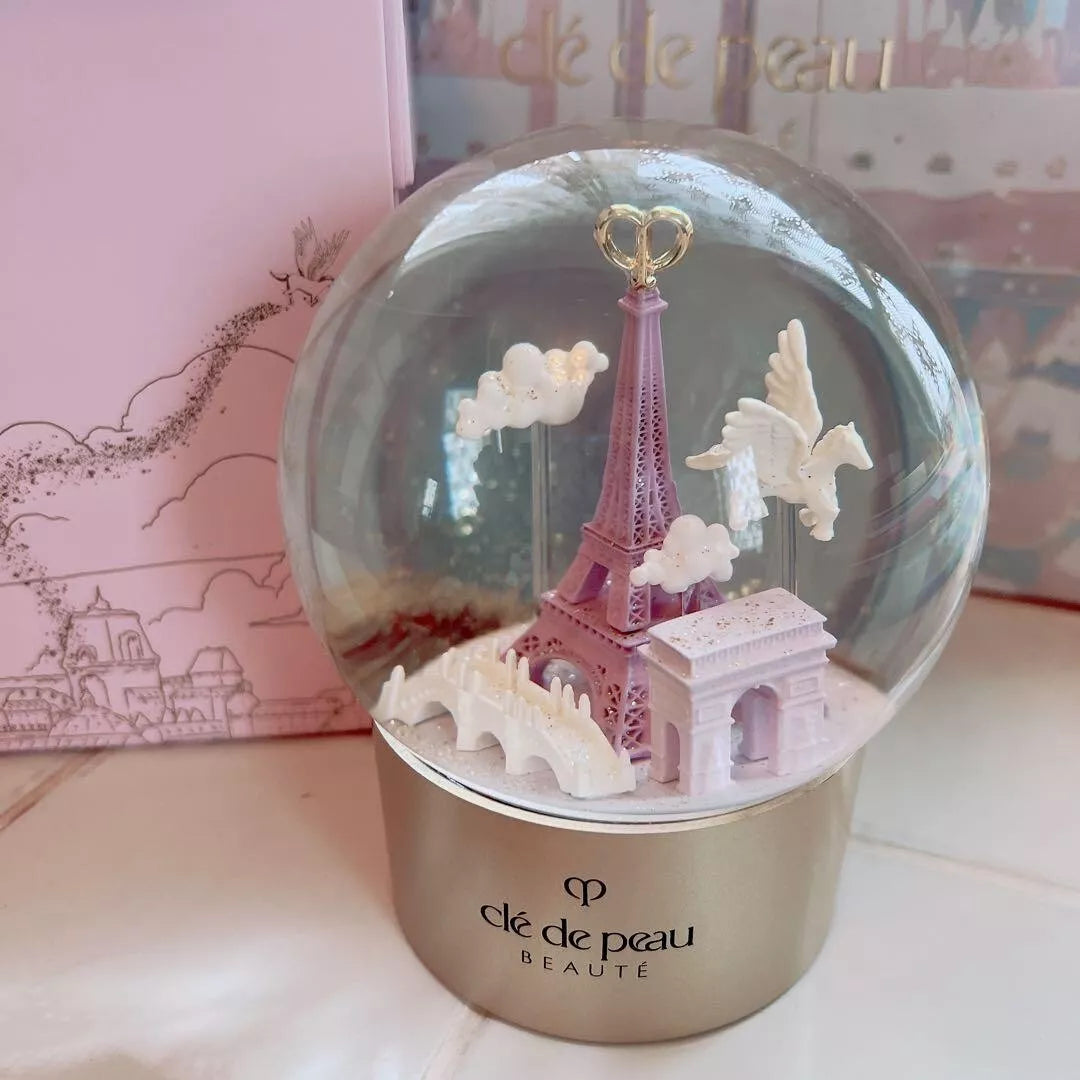 Cle de Peau Beauté 2024 Holiday Limited Edition Snow Globe - New in Box - Perfect for Christmas Gifts & Luxury Beauty Collectors