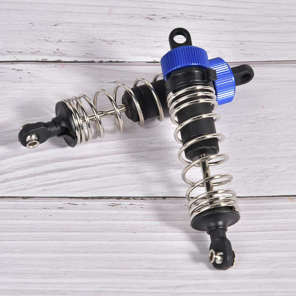 Tbest 1:10 Scale RC Shock Absorbers - Heavy Duty Plastic & Metal Front Shock Struts for 1/10 RC Crawler Cars, P1951 Replacement Parts | Off-Road Racing, Rock Crawling, RC Vehicle Upgrades