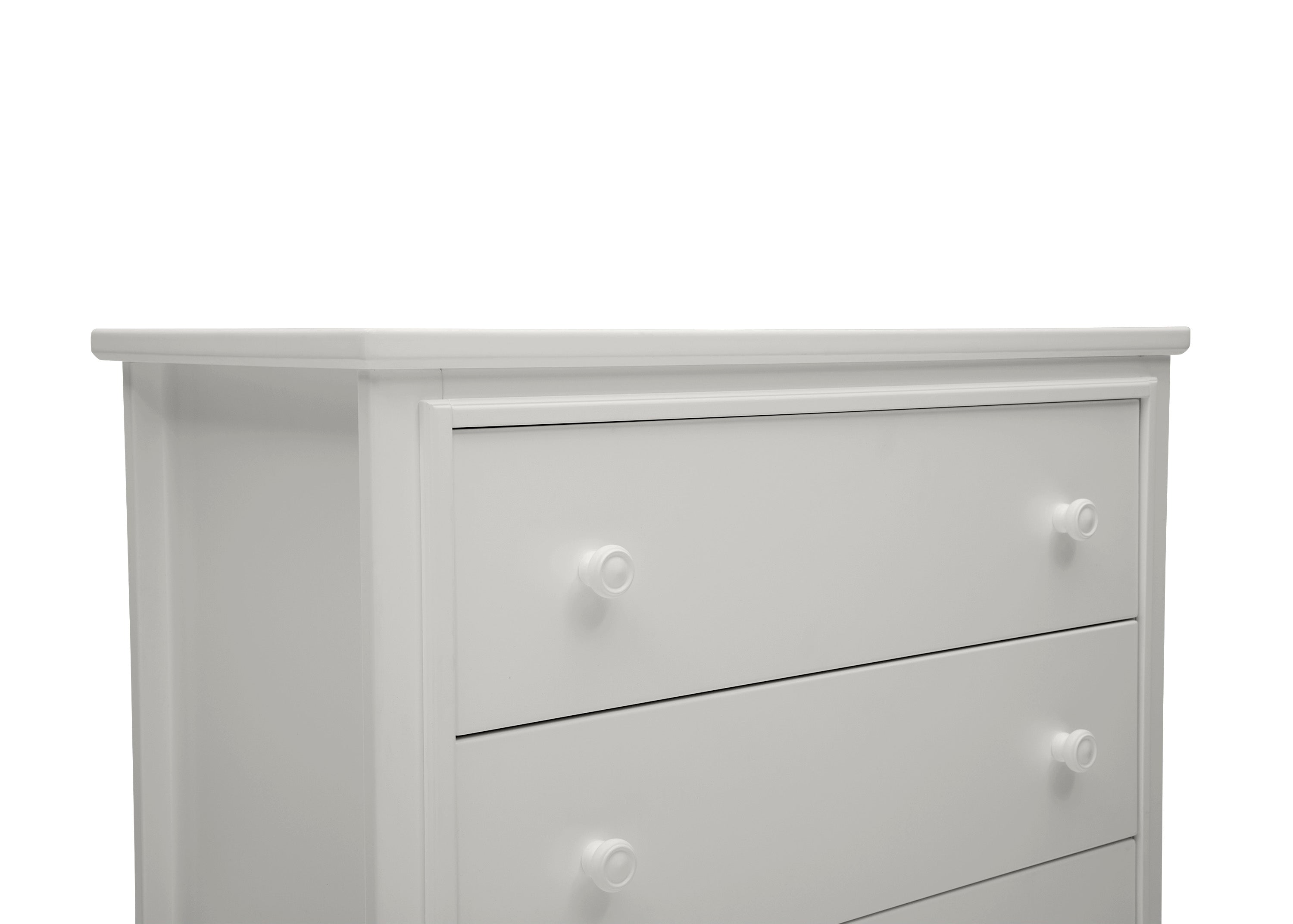 Perry 3 Drawer Baby Dresser with Changing Table Top & Secure Interlocking Drawers - Perfect Nursery Furniture for Diaper Changes & Baby Clothes Storage
