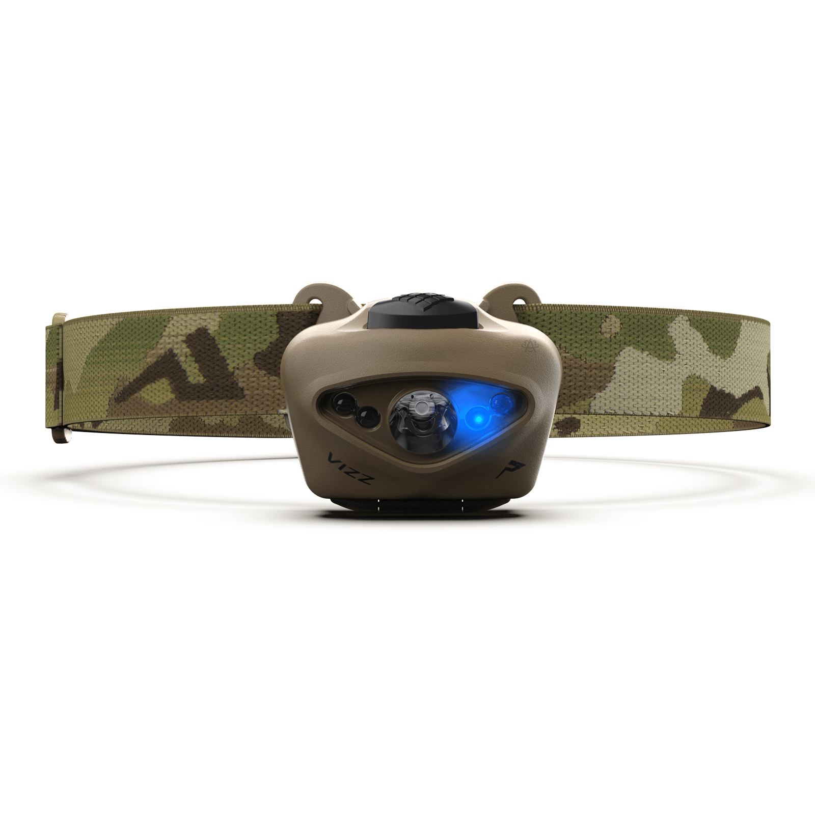 Princeton Tec Vizz 550 RGB MPLS Headlamp - 550 Lumens Ultra-Bright LED Light with 33-Hour Runtime - Perfect for Camping, Hiking, Running & Outdoor Adventures