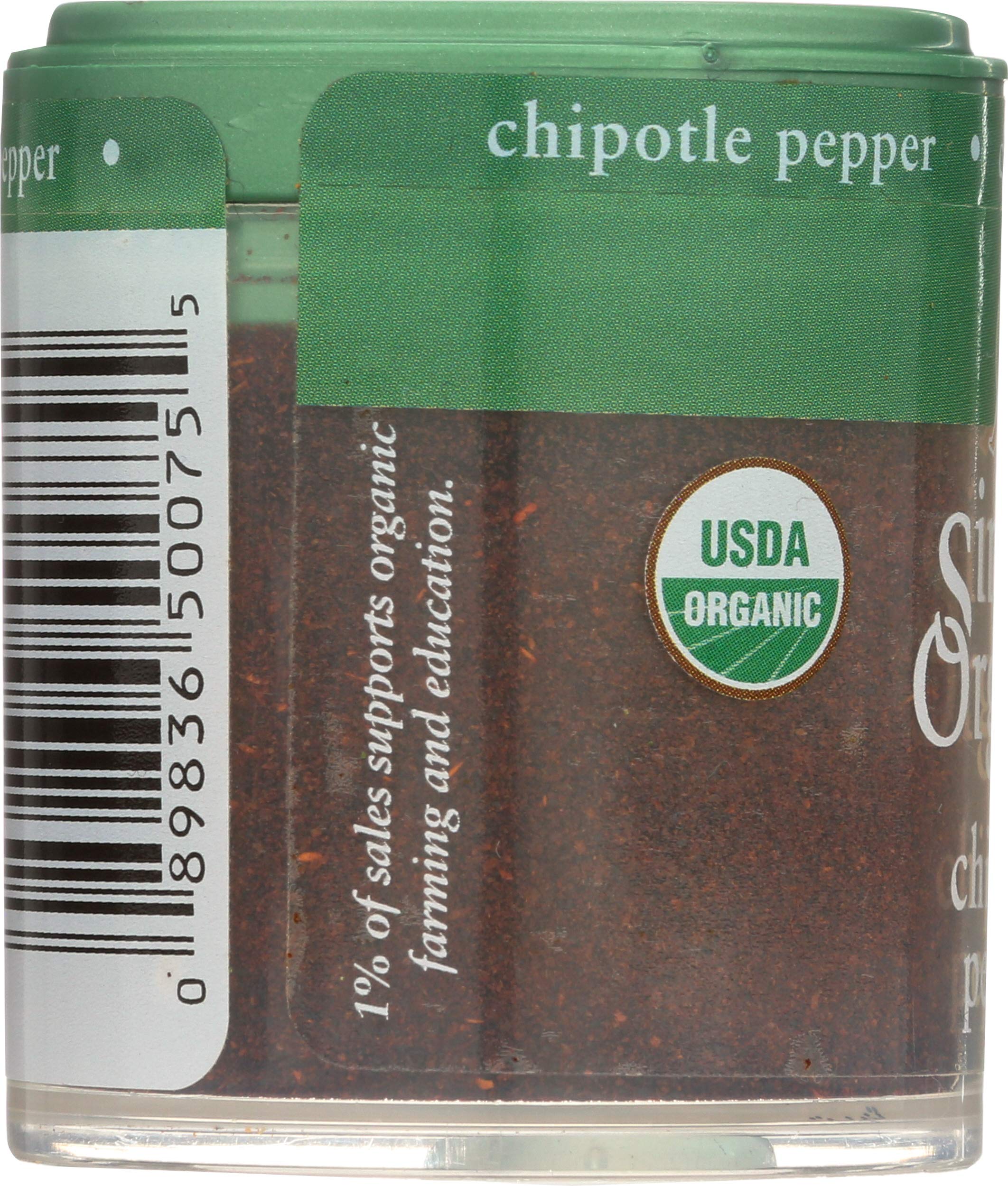 Organic Ground Chipotle Pepper Powder - USDA Certified, 0.57 oz (Pack of 6) | Premium Capsicum Annuum Spice for Mexican Cooking, BBQ Rubs & Homemade Hot Sauce