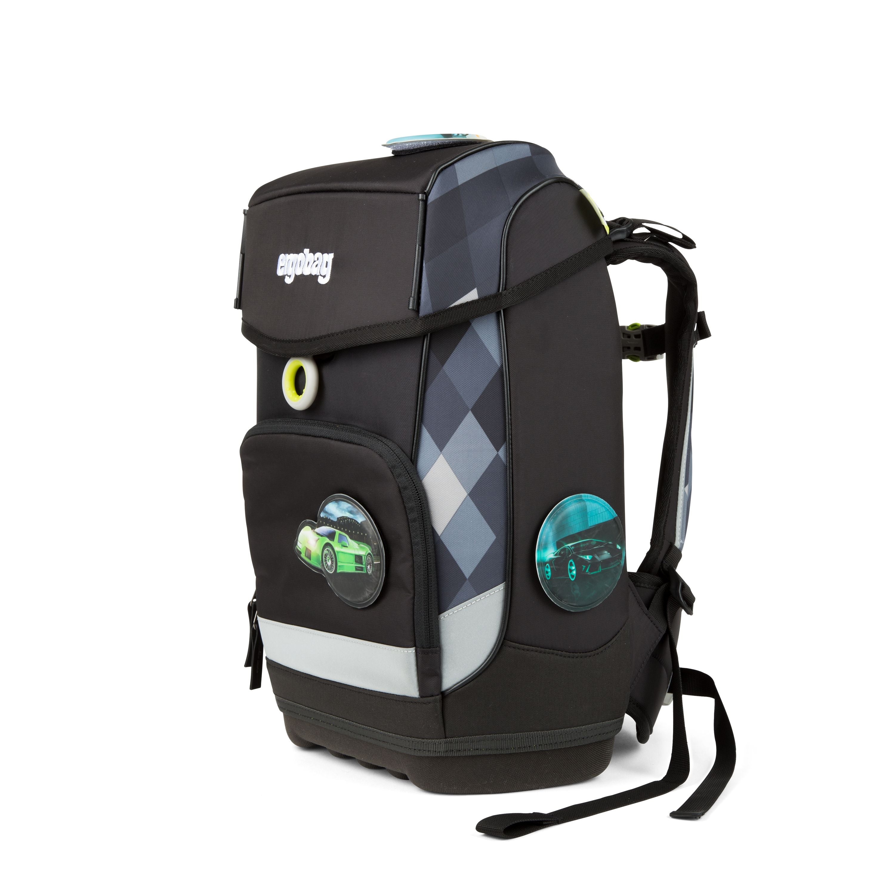 ergobag Cubo Slim RaceBear - Lightweight & Ergonomic Baby Carrier for Comfortable Hands-Free Parenting - Perfect for Hiking, Travel, and Everyday Use