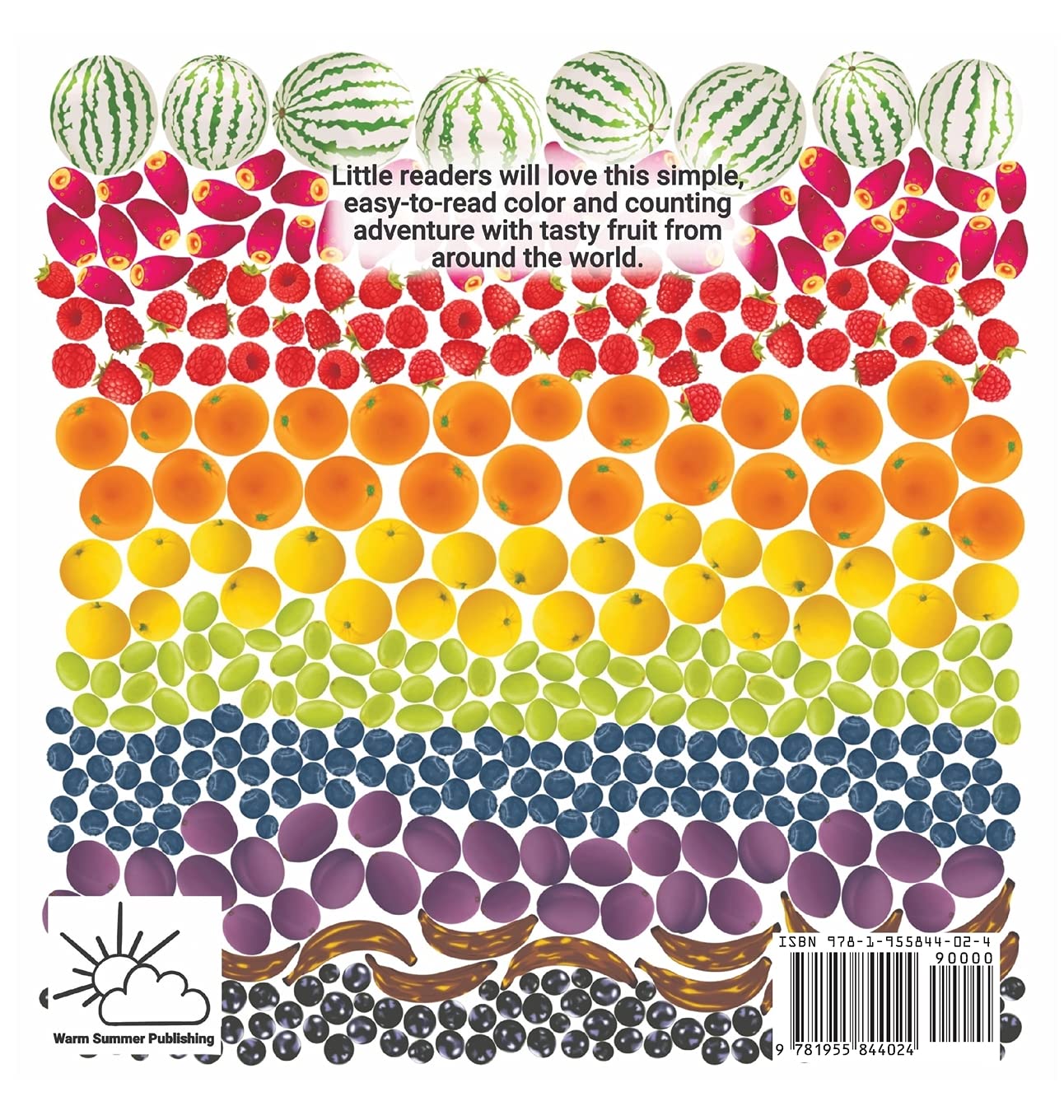Counting Colorful Fruit - Educational Math Learning Toys for Kids - Perfect for Preschool Counting Games & Homeschool Activities