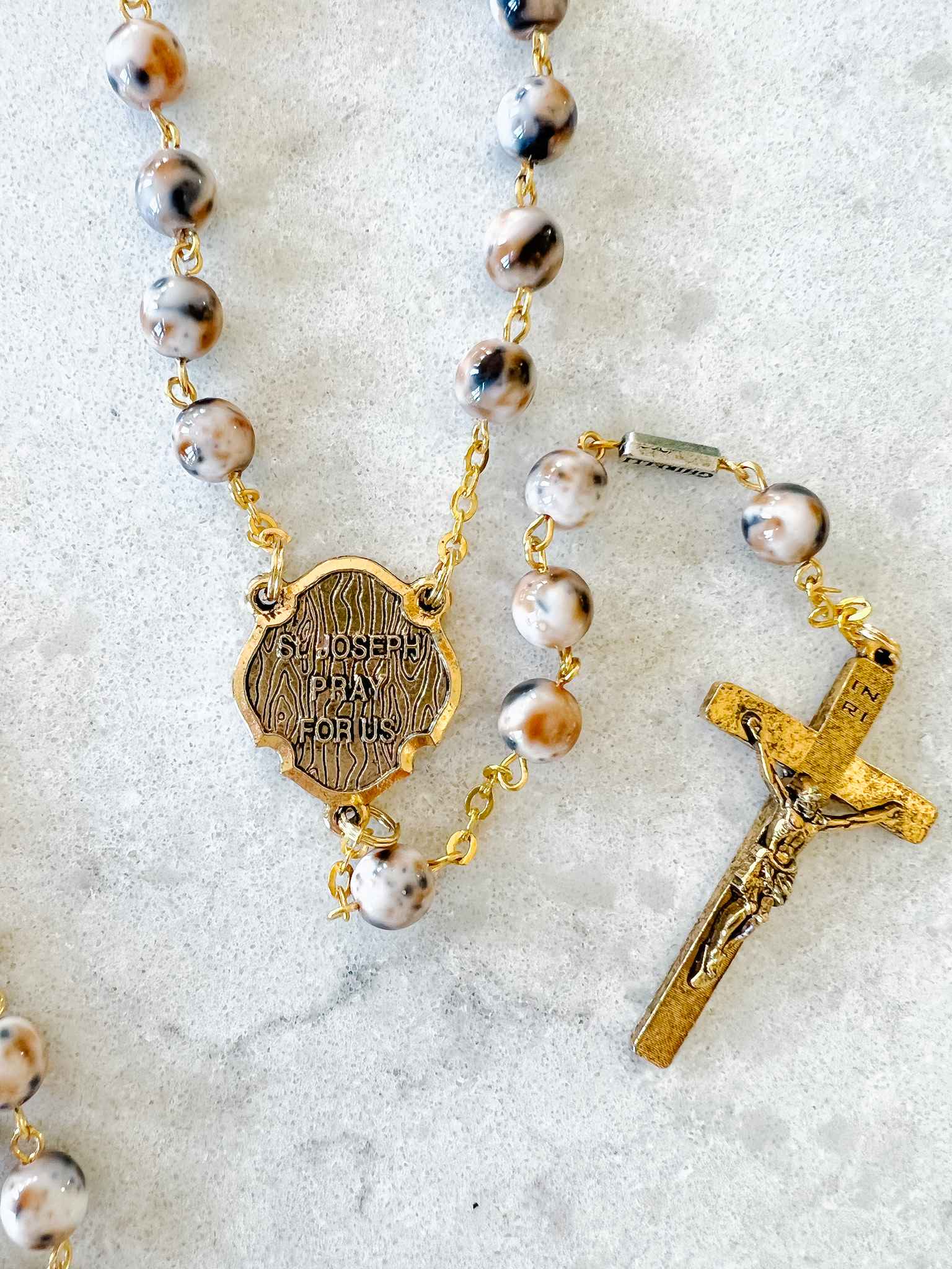 Saint Joseph Rosary - Catholic Prayer Beads for Devotion, Protection & Faith - Perfect for Daily Prayer, Meditation & Religious Gifts