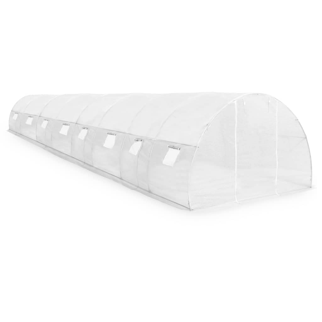 Large Heavy Duty Walk-in Greenhouse for Outdoor Gardens & Backyards - 387.5ft² Steel Frame Tunnel Greenhouse (472.4