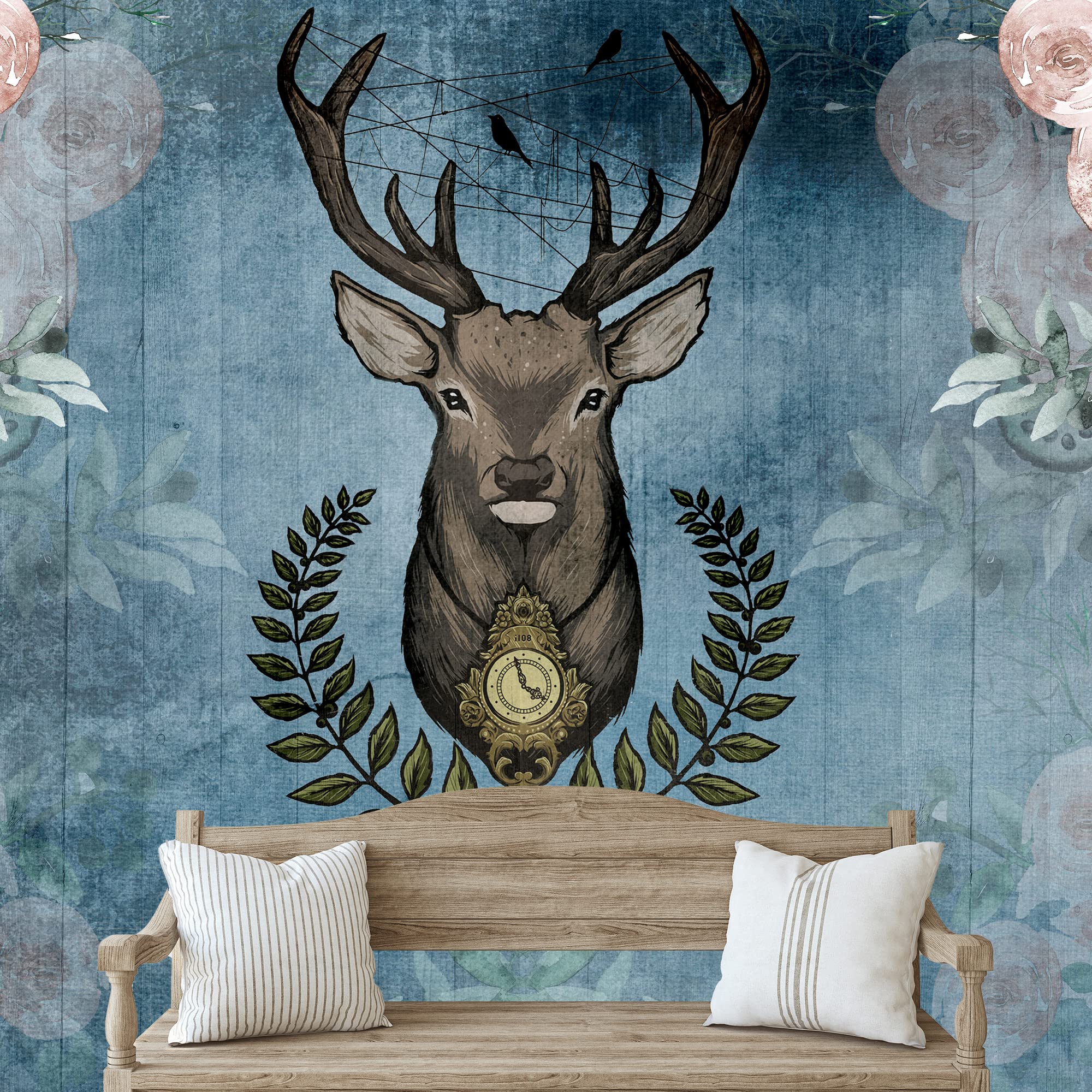 Abstract Banksy Street Art Removable Wallpaper - Peel and Stick Wall Mural for Bedroom (100x144 inches) - Self-Adhesive Wall Decals for Home Decor, Living Room, Dorm & Office