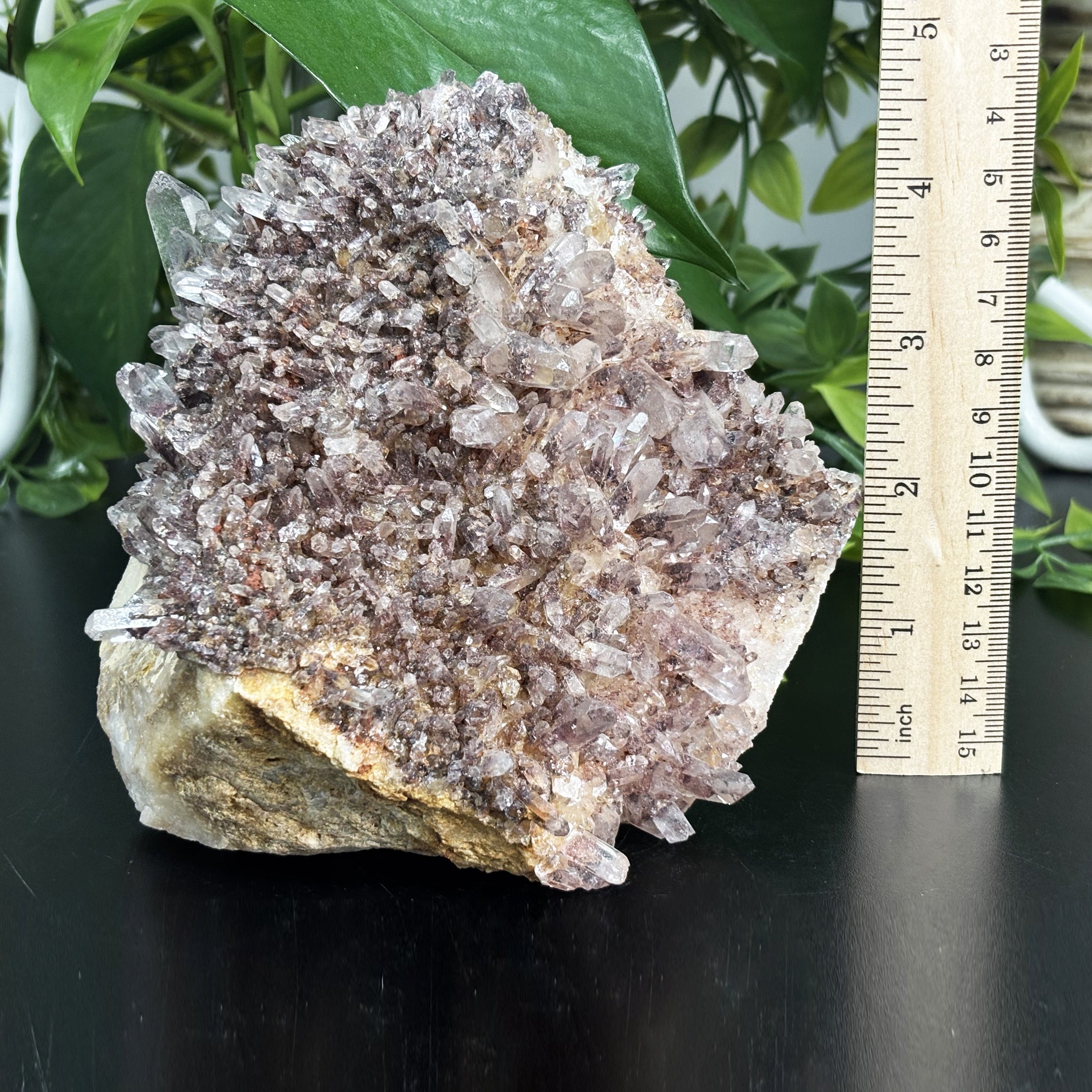 Natural Phantom Quartz Crystal Specimen - Rare Healing Stone for Meditation, Manifestation & Spiritual Growth | Perfect for Reiki, Energy Work & Home Decor (RMI734)