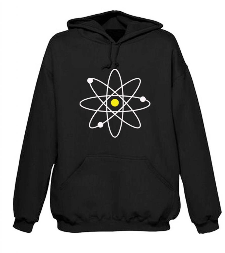 Men's Tribal Atom Symbol Hoodie - Stylish Graphic Pullover for Casual Wear, Street Fashion & Everyday Comfort