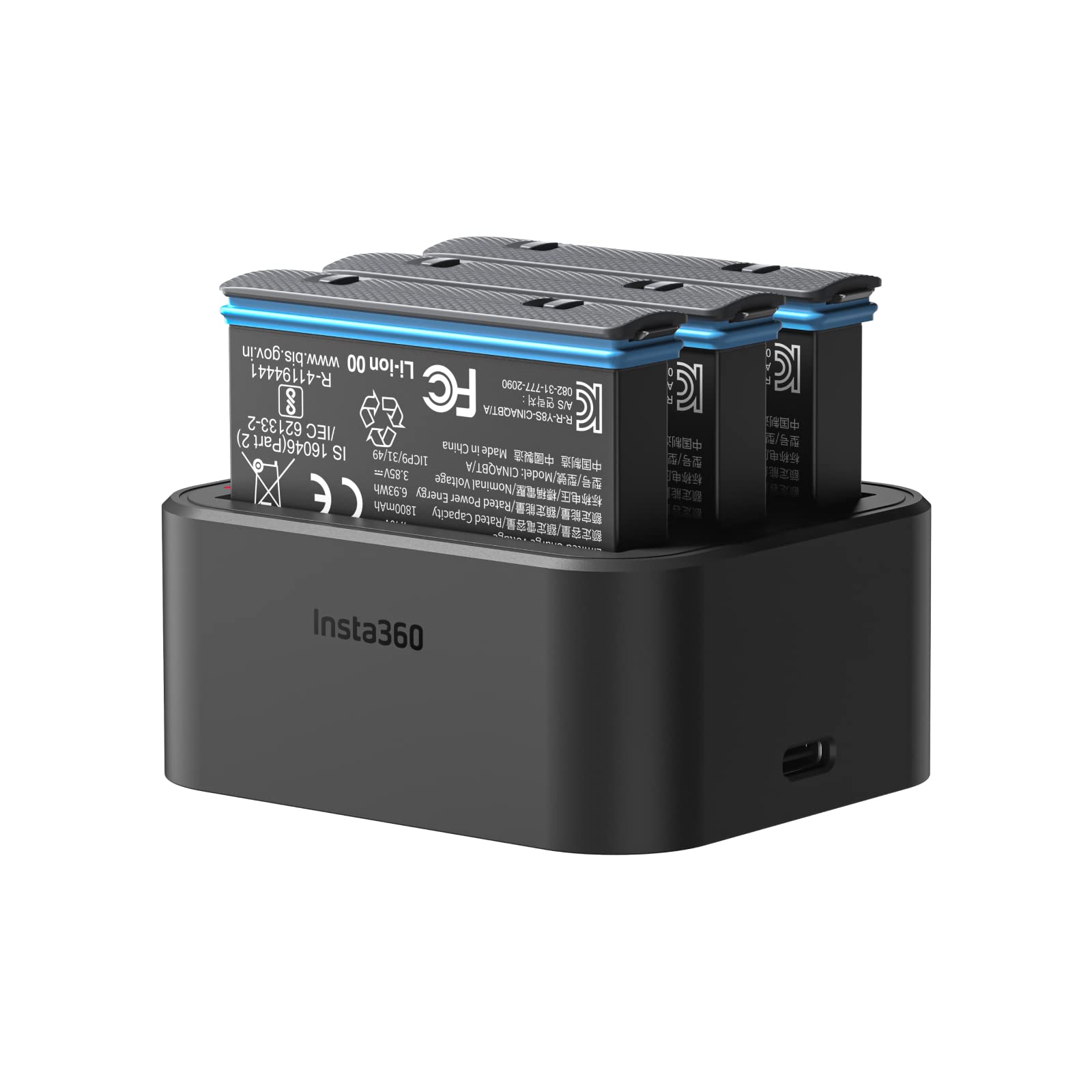 Insta360 X3 Fast Charging Hub - Quick Charge Power Bank for 360 Cameras - Perfect for Travel, Vlogging & Outdoor Adventures