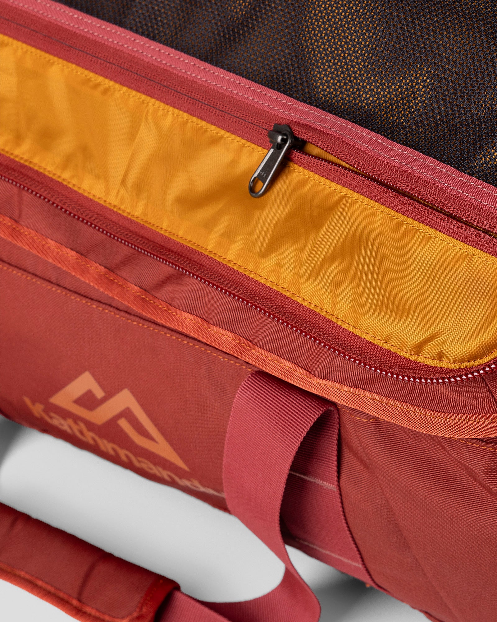 Indus Base Duffel 50L Travel Duffle Bag - Redwood Color for Gym, Travel & Outdoor Adventures