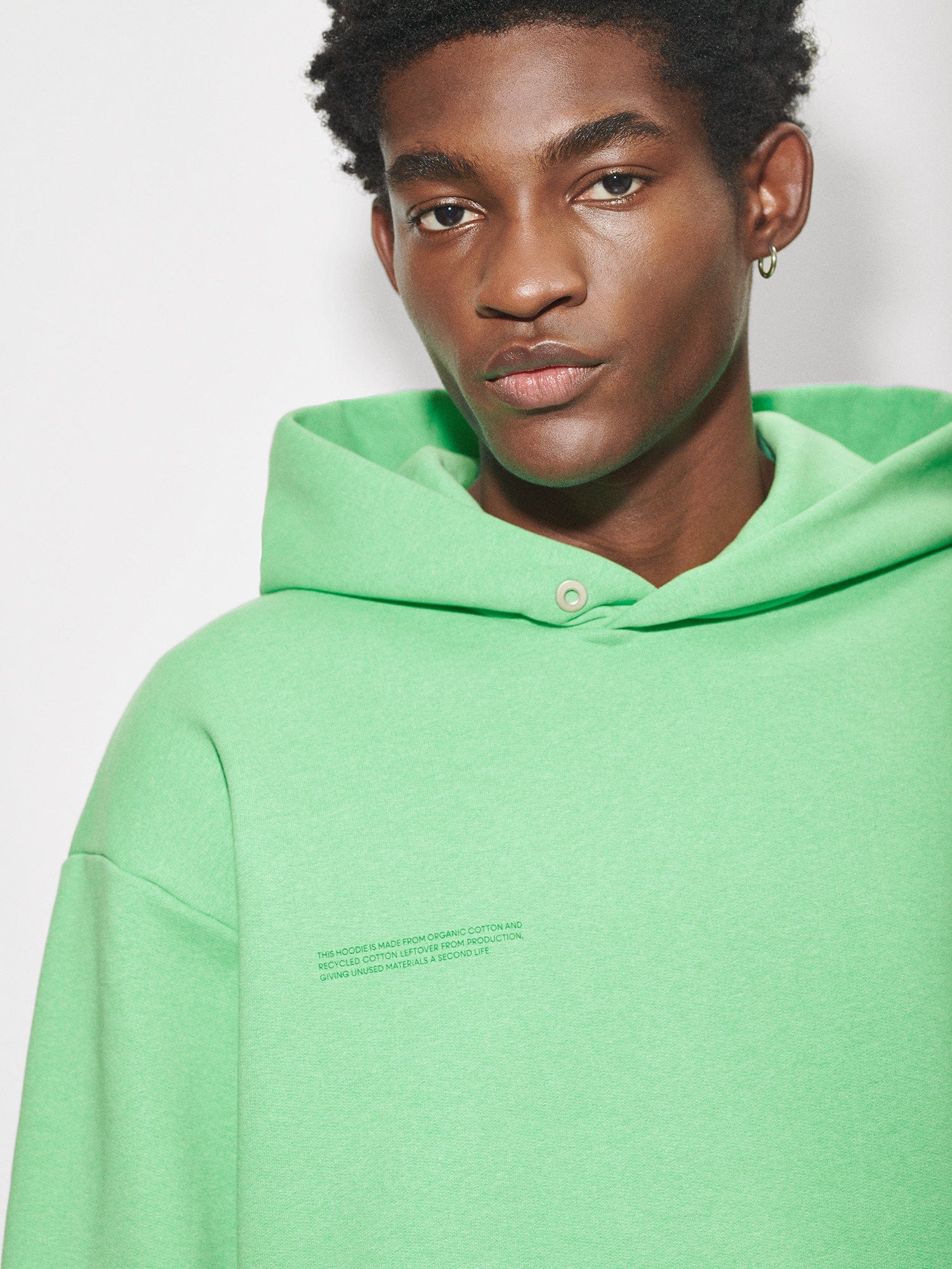 Eco-Friendly Men's Reclaimed Cotton Hoodie - Sustainable Fashion for Everyday Wear | Perfect for Casual Outfits, Outdoor Activities & Streetwear Looks