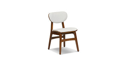 Finnley Dining Chair with Removable Washable Covers - Modern Kitchen & Dining Room Furniture for Home, Restaurant, and Cafe Use