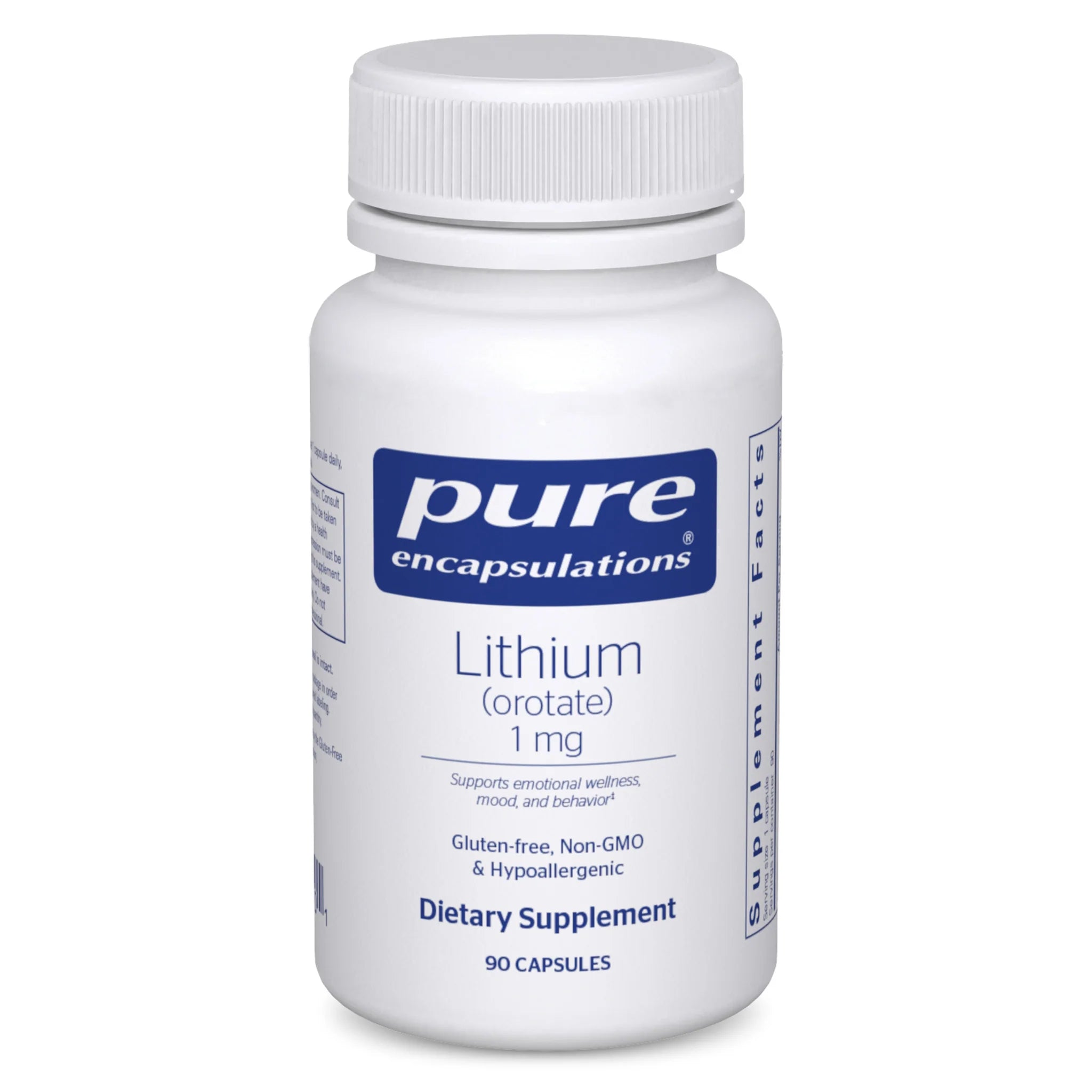 Lithium Orotate 1mg Supplement - Supports Mood Balance & Cognitive Health - Ideal for Stress Relief & Mental Clarity
