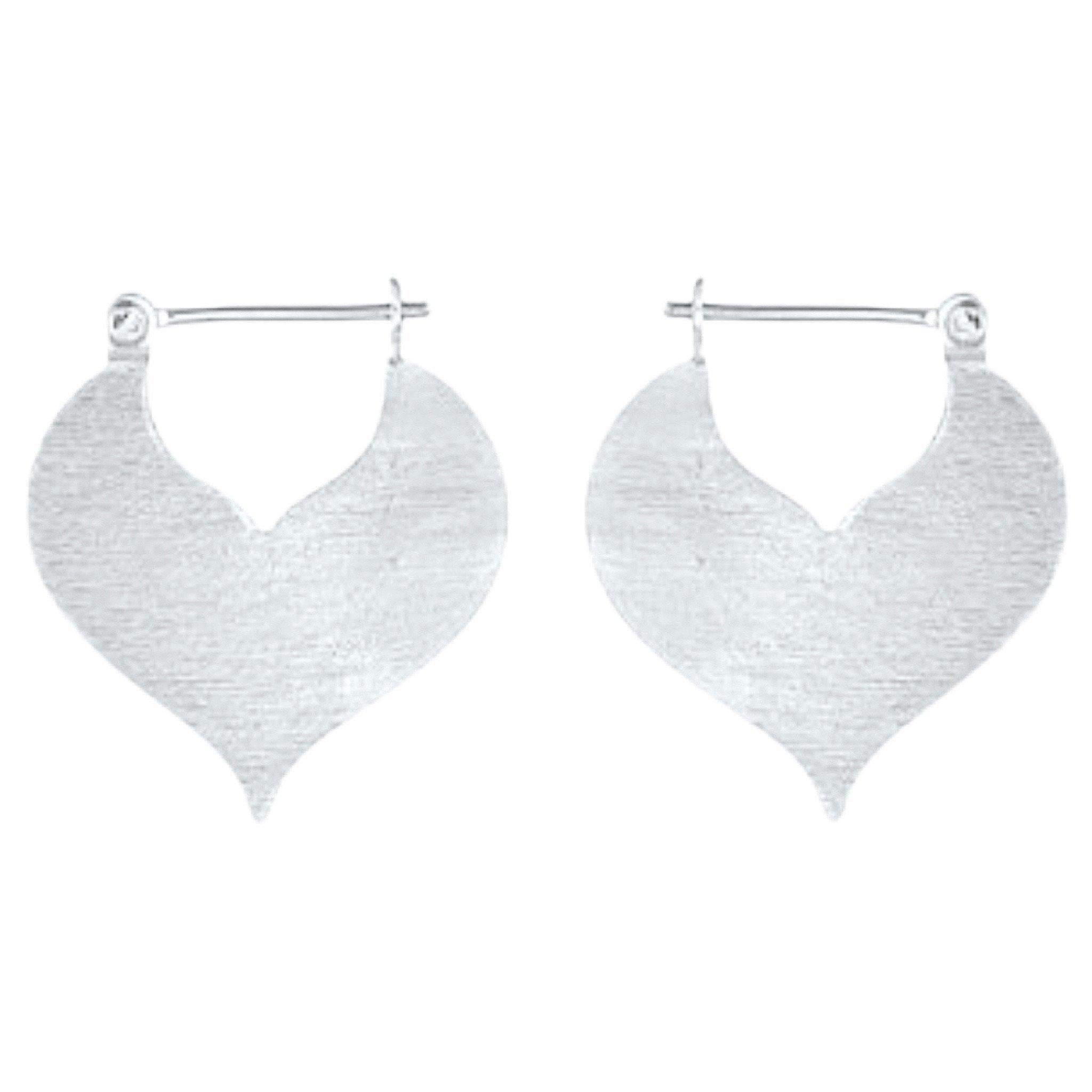 Laihas Prestige Gypsy Flower Petal Sterling Silver Earrings for Women - Boho Chic Dangle Earrings for Party, Wedding & Everyday Wear