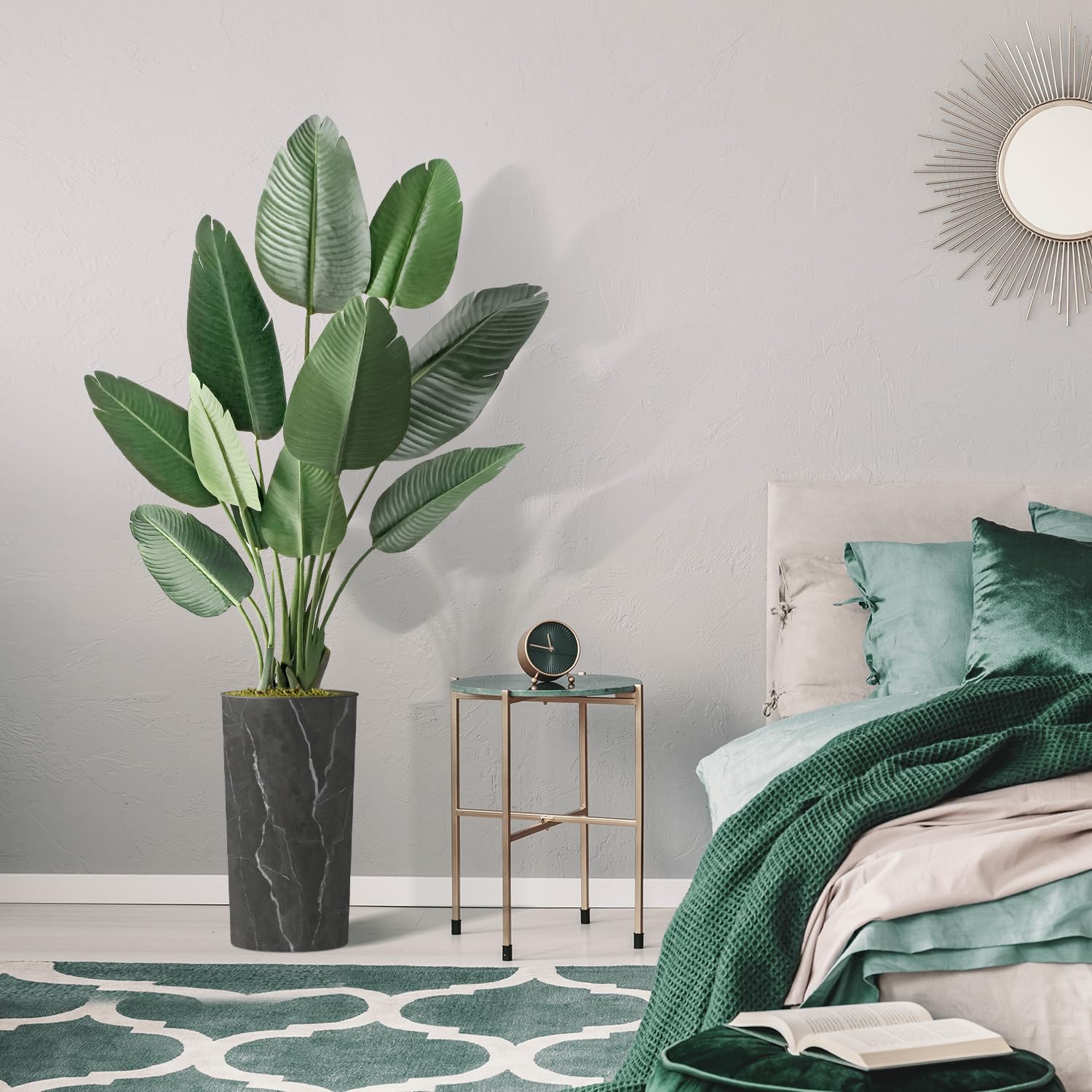 Modern Granite Effect Planter with 67