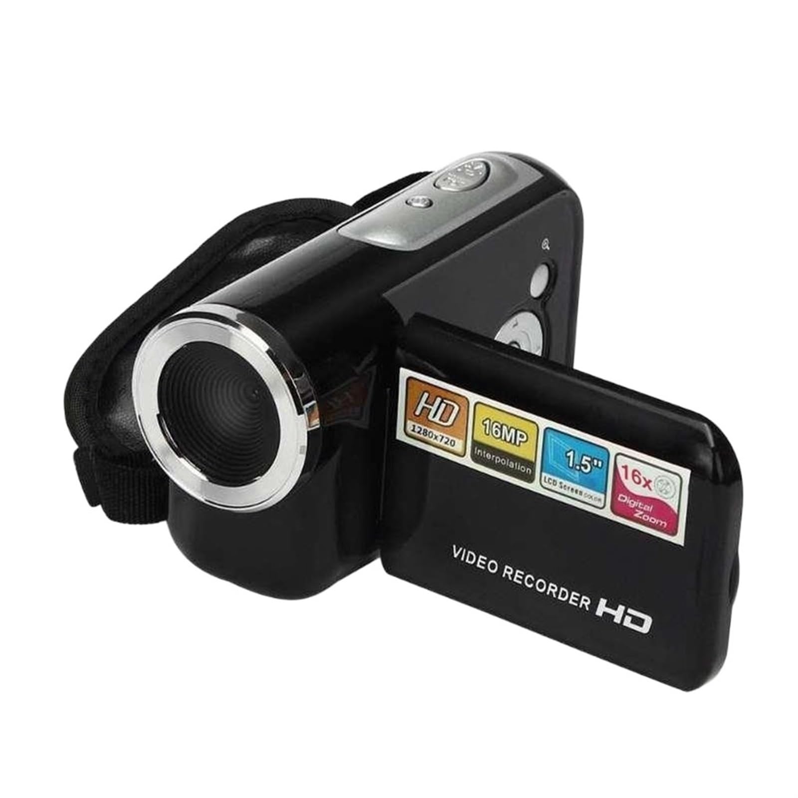HD 1080P Video Camera for Kids & Beginners - LCD Screen Digital Camcorder for Vlogging & Travel