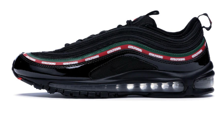 Nike Air Max 97 Undefeated Sneakers - Black/Gorge Green/White/Speed Red Colorway | Men's Running Shoes for Jogging, Gym & Streetwear Fashion