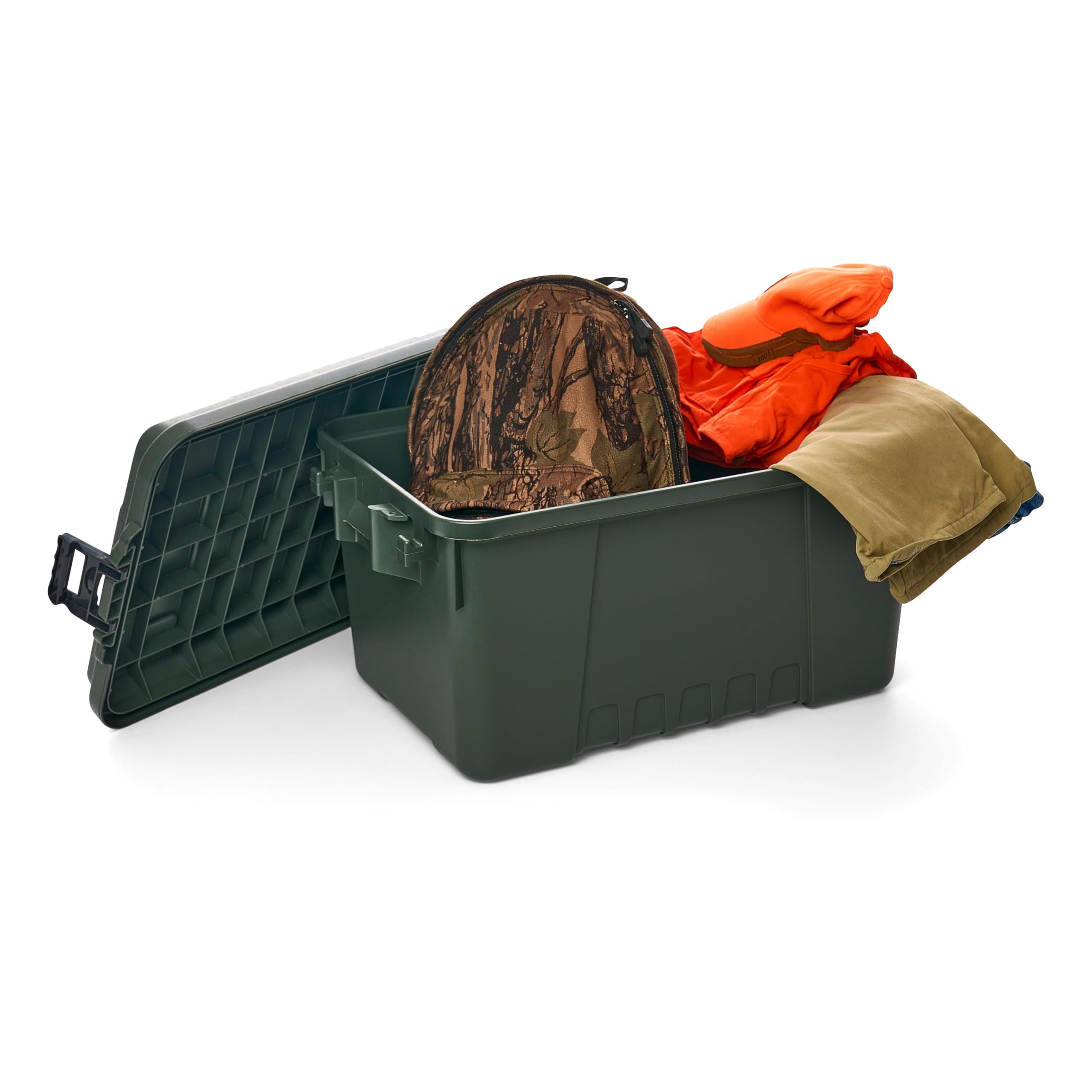 Plano Storage Trunks - Durable Plastic Storage Boxes for Organizing Sports Gear, Camping Equipment & Home Items | Perfect for Garage, Basement & Outdoor Use