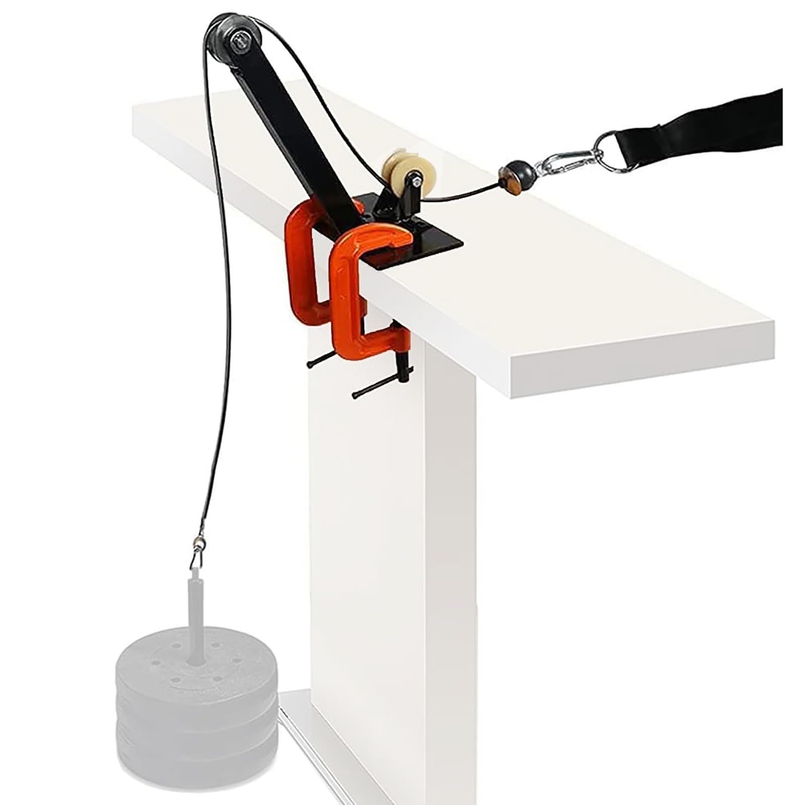 COYEUX Standard Arm Wrestling Table with Pulley Cable System - Wrist & Side Press Training Machine for Home Gym & Fitness Clubs (Table Not Included) - Perfect for Strength Training, Arm Wrestling Practice & Home Workouts