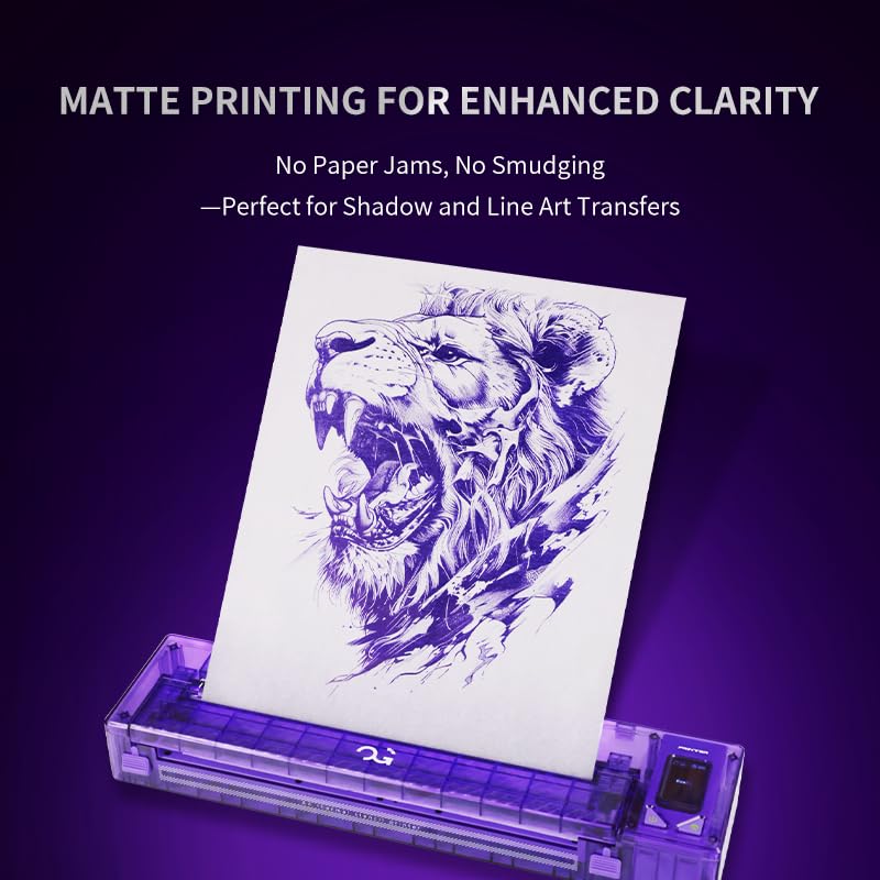 OG Wireless Tattoo Stencil Printer - Bluetooth Transfer Machine for Tattoo Artists, Compatible with Android & iOS Smartphones, Laptops - Perfect for Tattoo Studio, Home Use & Professional Tattoo Designs