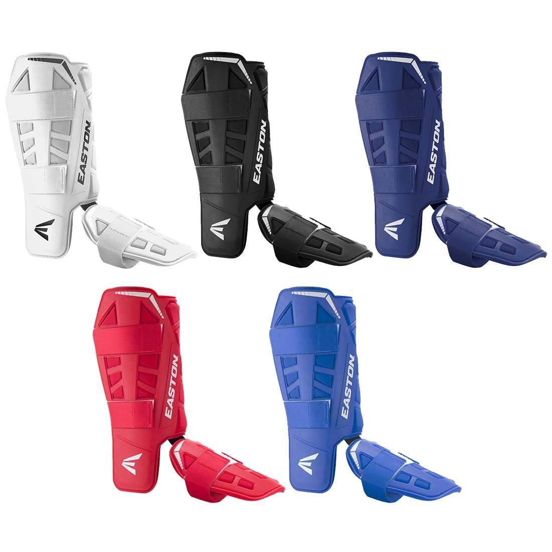 Easton Baseball & Softball Batter's Leg Guard - Youth & Adult Protective Shin Guards (Multiple Colors) - Perfect for Hitting Practice & Game Day Safety