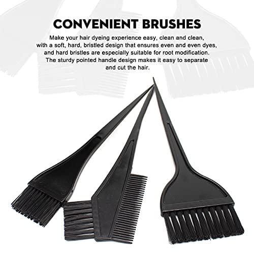 Professional Hair Dye Brush & Mixing Bowl Set - 1 Bowl, 3 Brushes, 2 Combs - Salon-Grade Coloring Kit for Men & Women - Perfect for At-Home Hair Coloring & Salon Styling