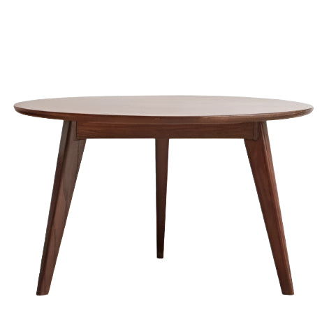 Solid Oak & Black Walnut Wood Side Table - Nightstand, End Table for Living Room, Bedroom, Office | Rustic Modern Furniture for Home Decor