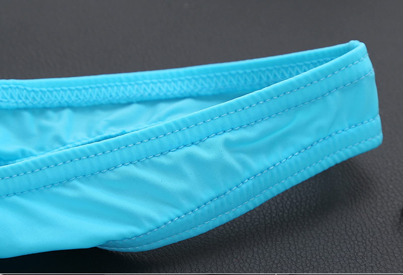 Faringoto Men's Transparent Thongs & G-Strings - Smooth Ice Silk Underwear for Men - Low-Rise T-Back Panties - Comfortable & Breathable for Daily Wear, Sleepwear & Sensual Occasions