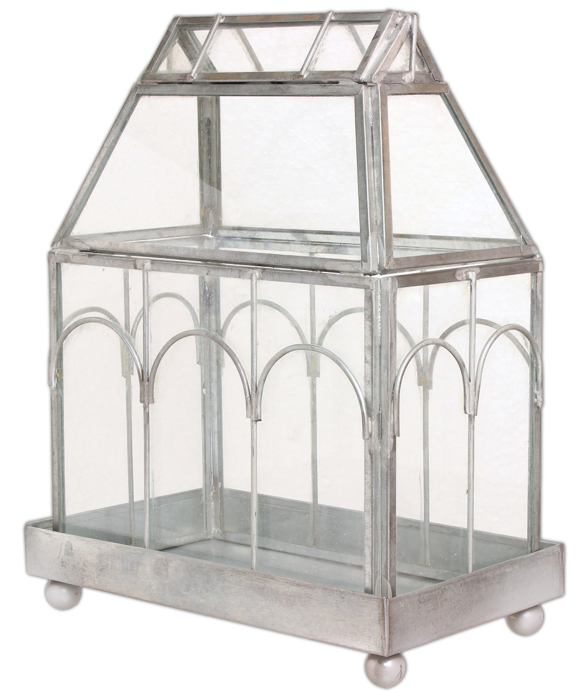 Upgraded Archway Glass Terrarium - Clear Glass Display Case for Succulents, Air Plants & Home Decor - Perfect for Indoor Gardens, Wedding Centerpieces & Office Decor