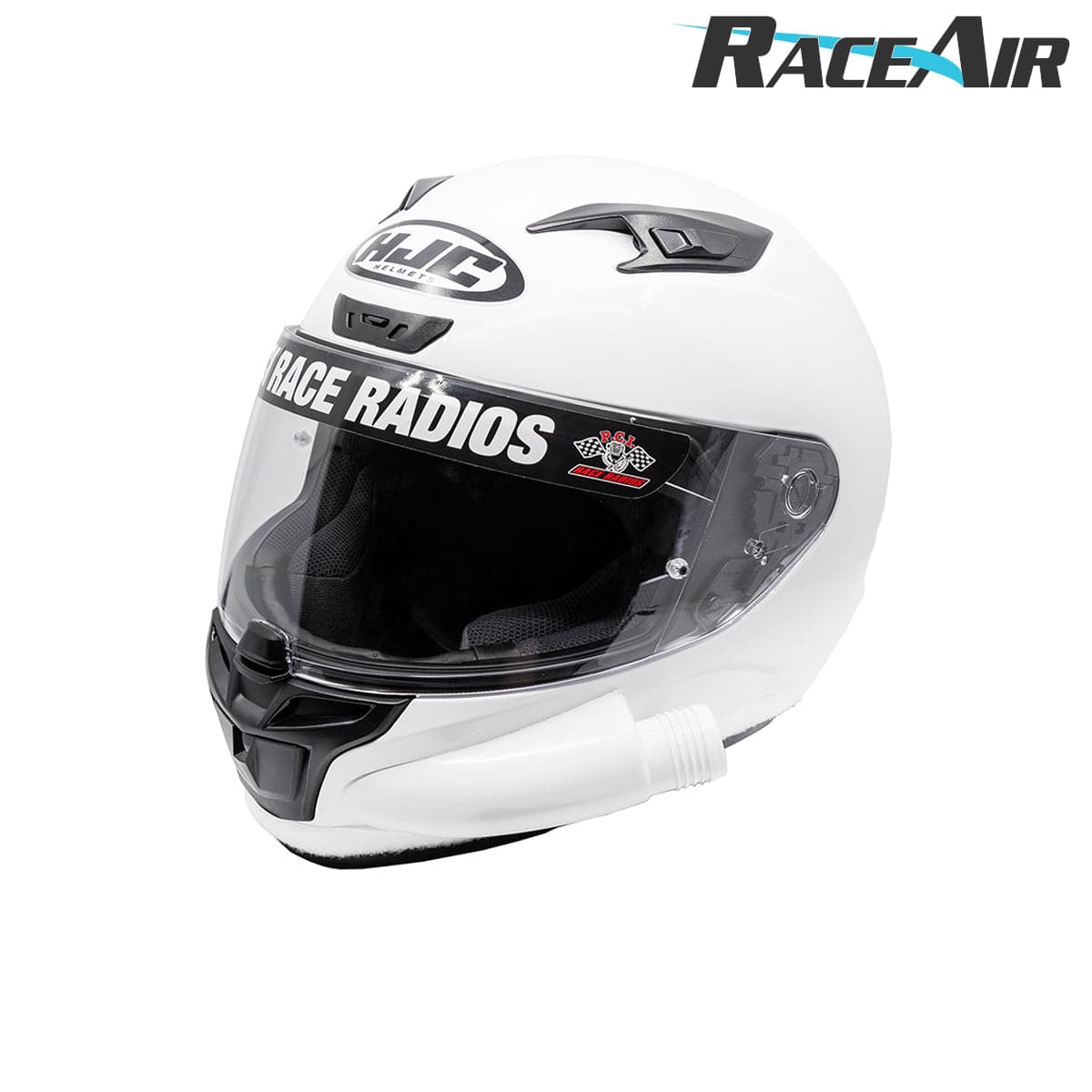 HJC i10 DOT Certified Motorcycle Helmet - White | Full Face Street Bike Helmet for Men & Women | Comfortable & Lightweight for Commuting & Racing