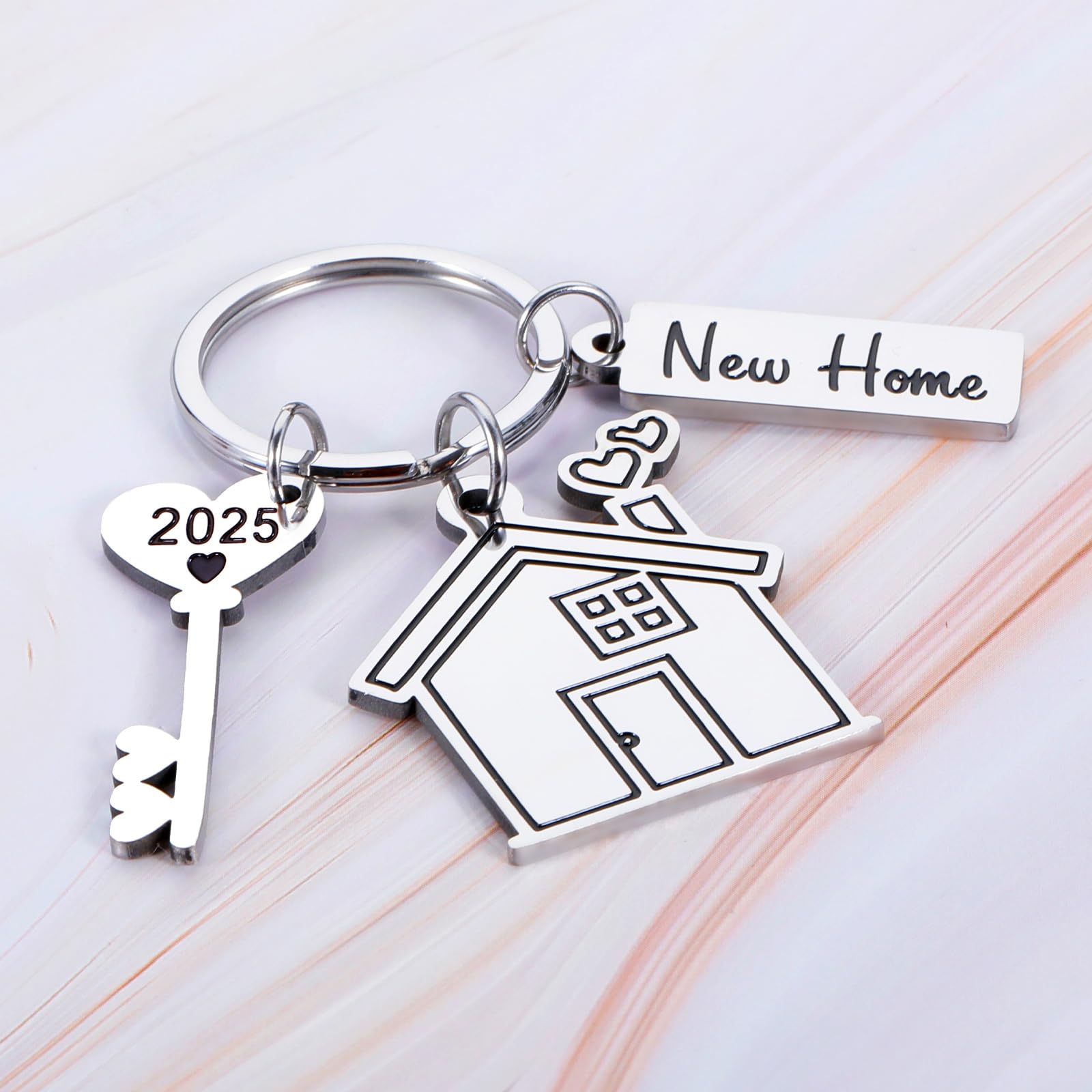 2025 Housewarming Keychain Gift Set - Unique New Home Gifts for Women, Men & Couples | Thoughtful Moving-In Presents for Homeowners | Perfect for Apartment Warming & House Essentials | Ideal for Housewarming Parties & New Home Decor