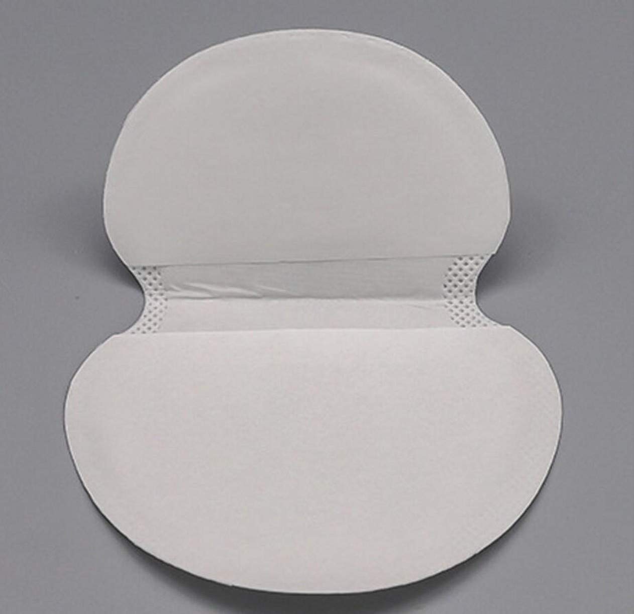 WHITE Underarm Sweat Pads [100pcs/50pairs] - Disposable Cotton Pads for Excessive Sweating Protection, Keep Armpits Fresh & Prevent Shirt Stains | Ideal for Workouts, Office Wear & Hot Weather